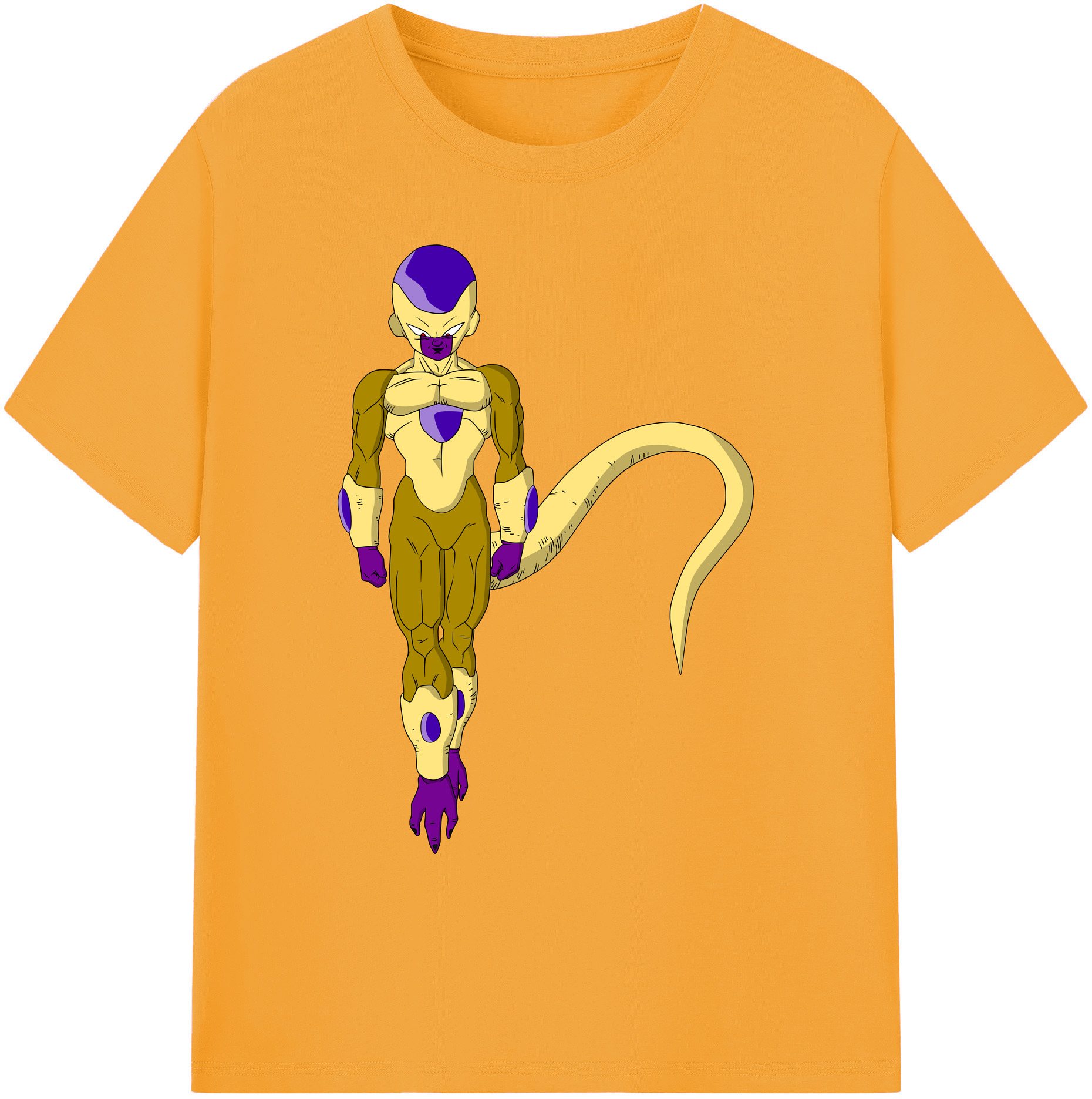 （画像用） ドラゴンボール フリーザ DRAGON BALL Frieza 綿100％ メンズ半袖Tシャツ｜肌触りやわらか＆通気性