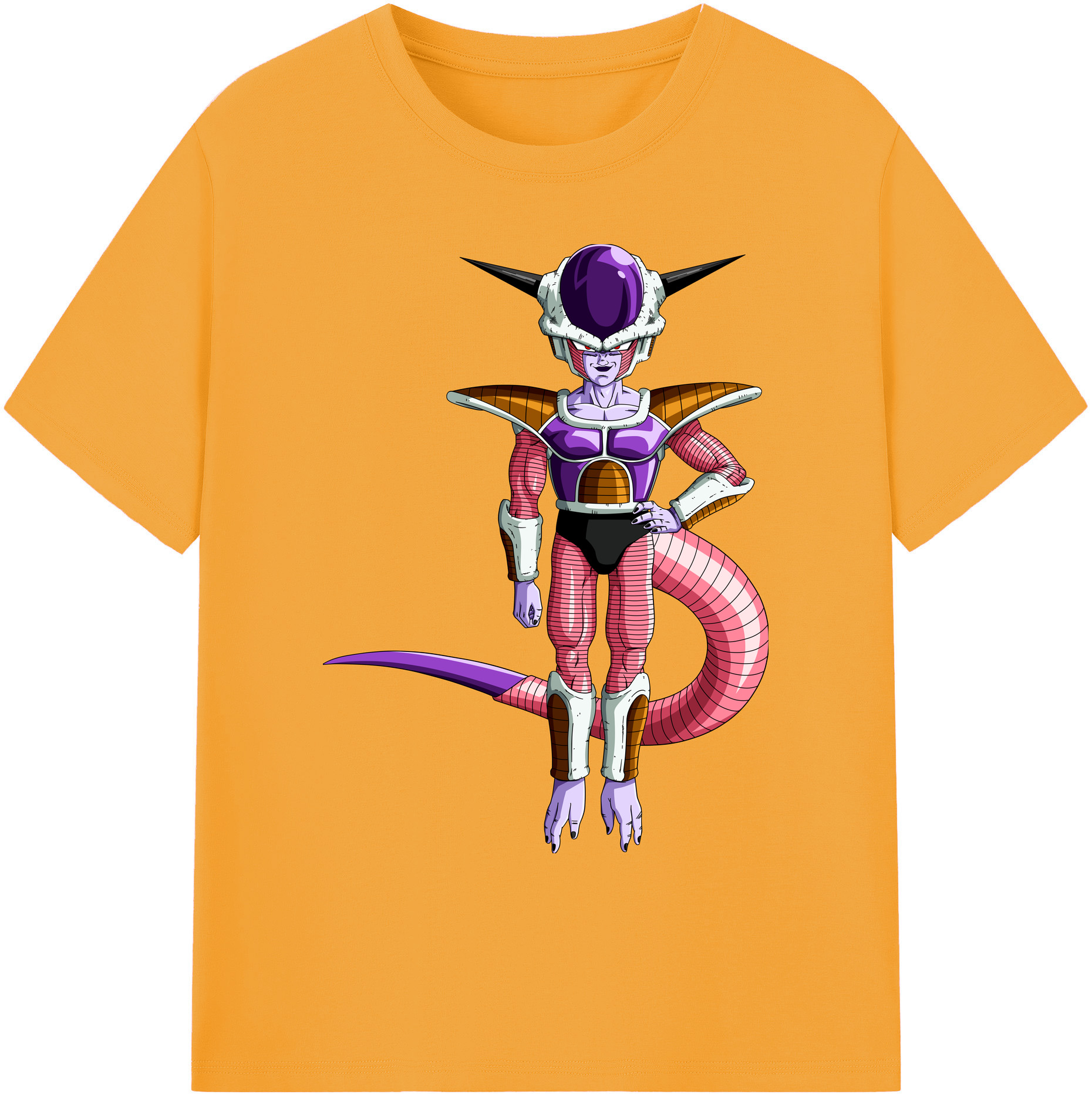 （画像用） ドラゴンボール フリーザ DRAGON BALL Frieza 綿100％ メンズ半袖Tシャツ｜肌触りやわらか＆通気性