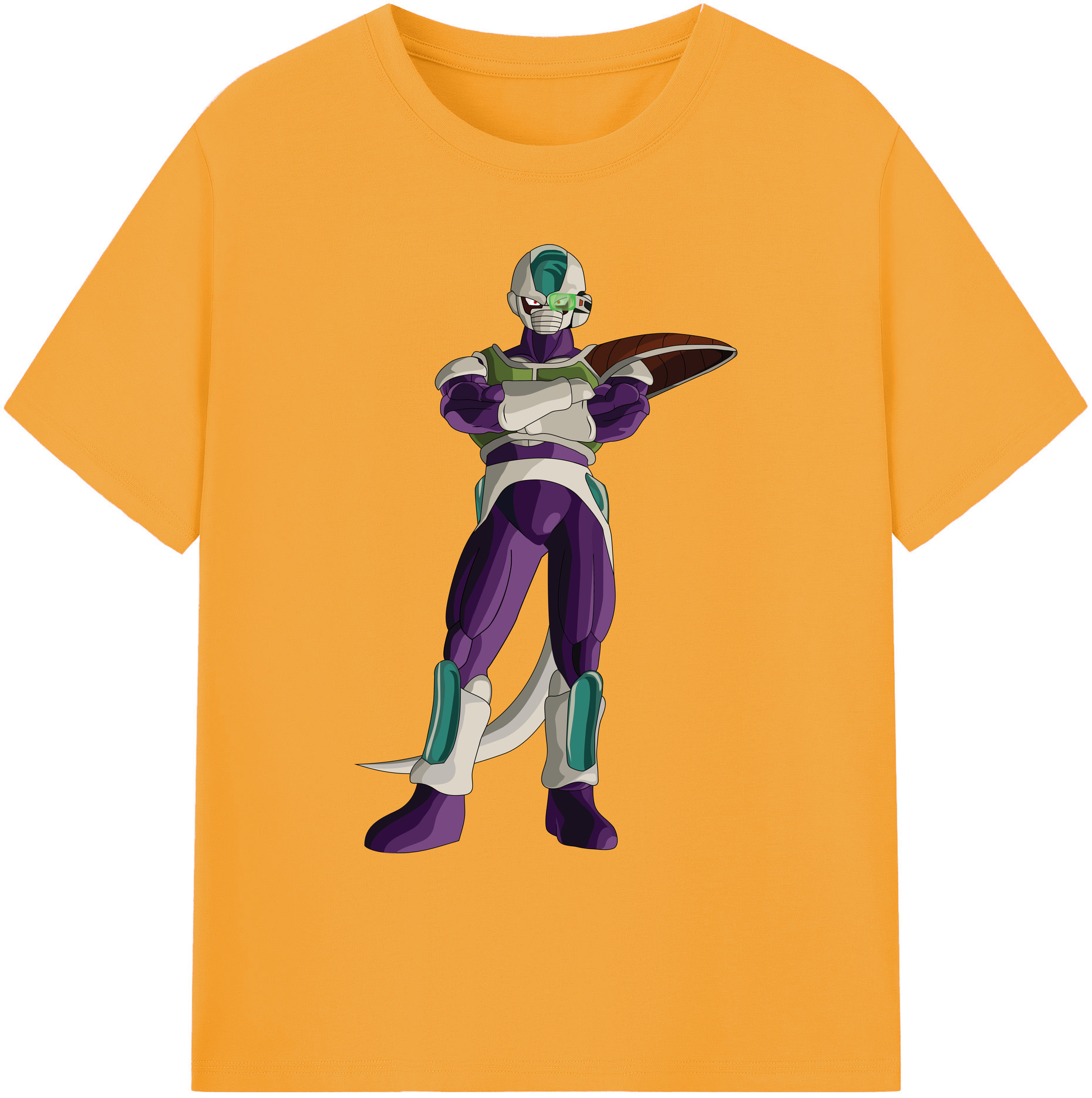 （画像用） ドラゴンボール フリーザ DRAGON BALL Frieza 綿100％ メンズ半袖Tシャツ｜肌触りやわらか＆通気性