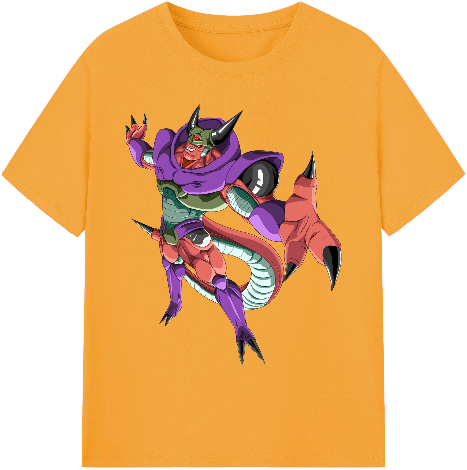 （画像用） ドラゴンボール ジャネンバ DRAGON BALL Janemba 綿100％ メンズ半袖Tシャツ｜肌触りやわらか＆通気性