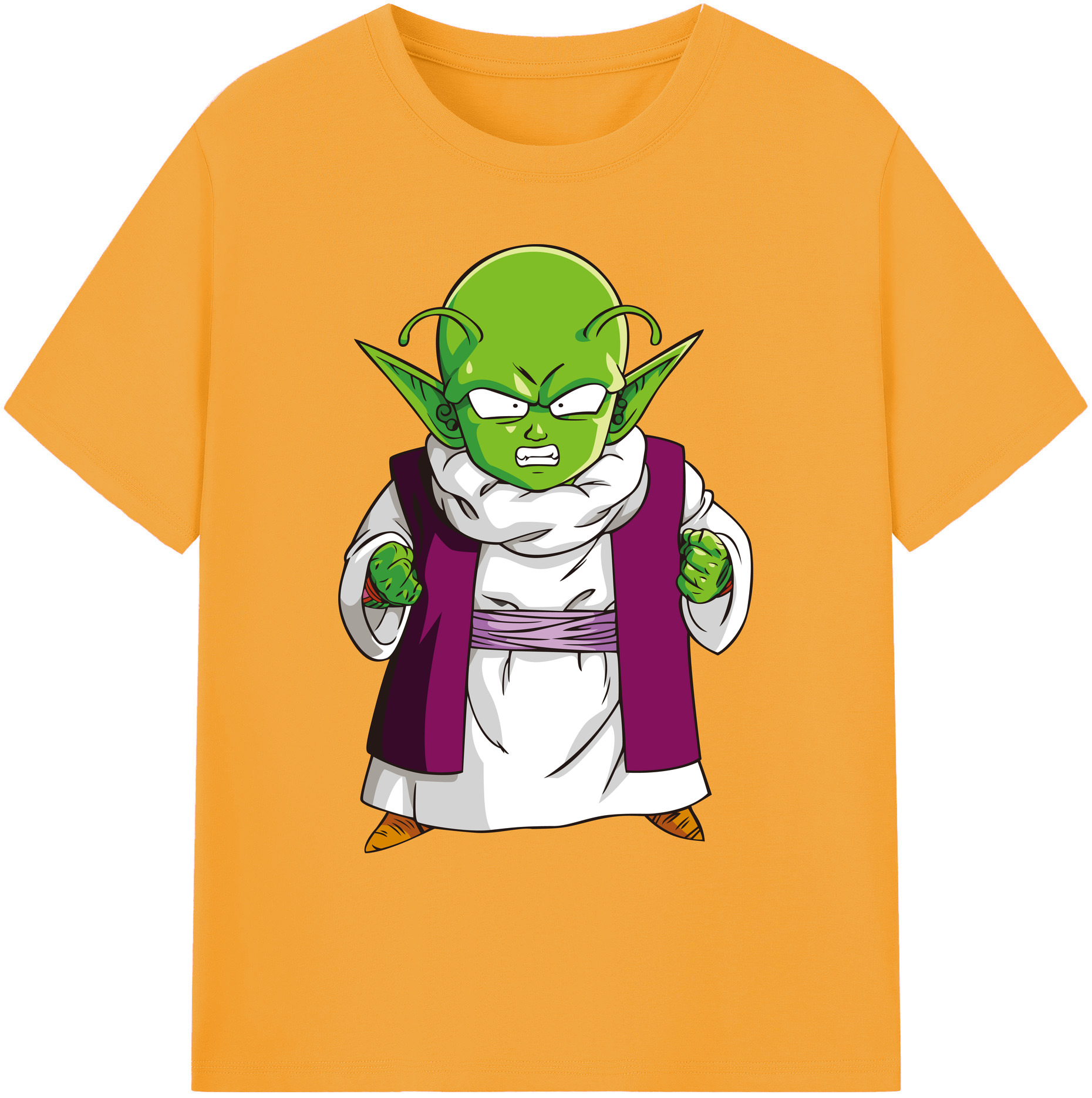 （画像用） ドラゴンボール ピッコロ DRAGON BALL Piccolo 綿100％ メンズ半袖Tシャツ｜肌触りやわらか＆通気性