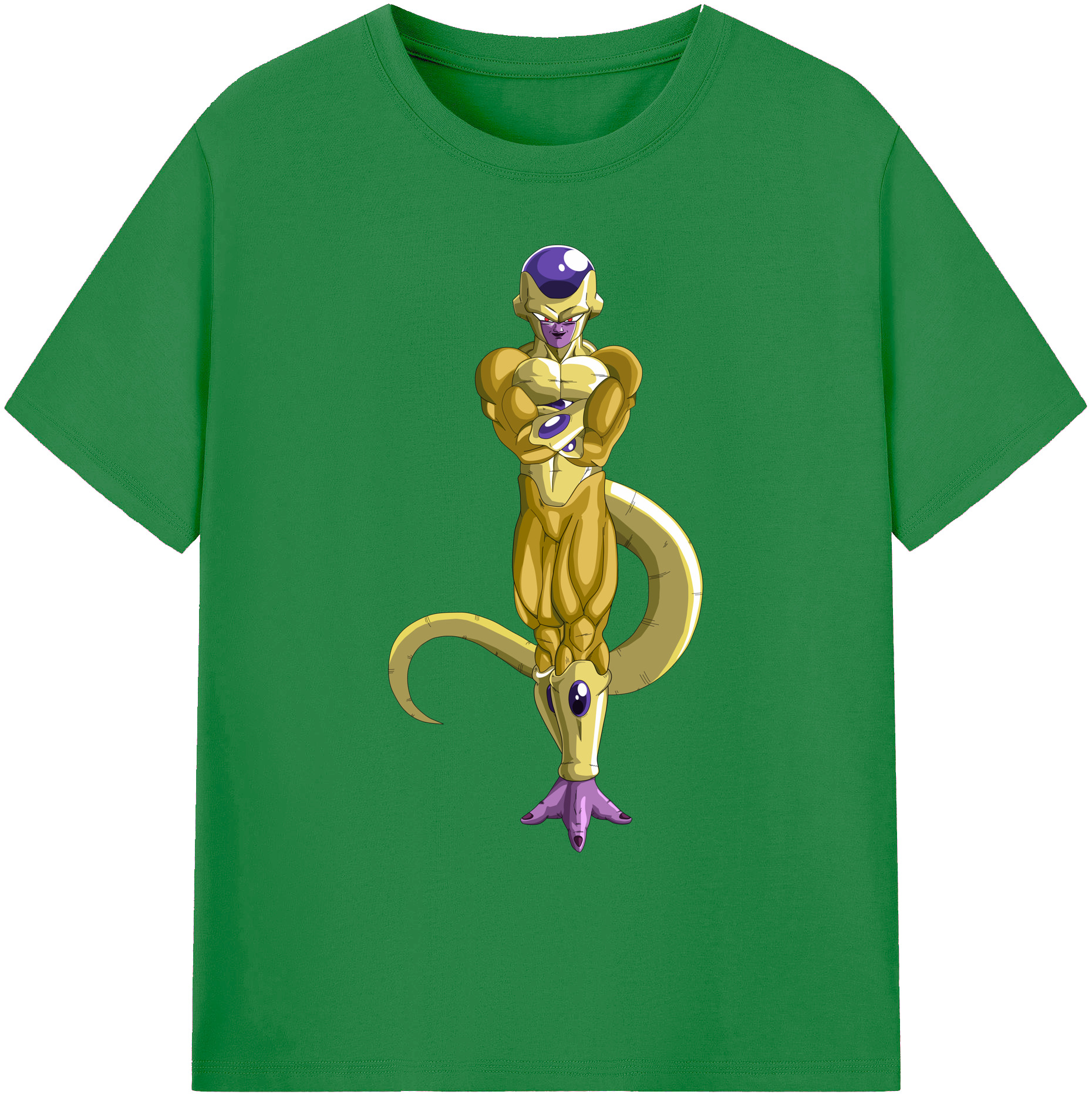 （画像用） ドラゴンボール フリーザ DRAGON BALL Frieza 綿100％ メンズ半袖Tシャツ｜肌触りやわらか＆通気性