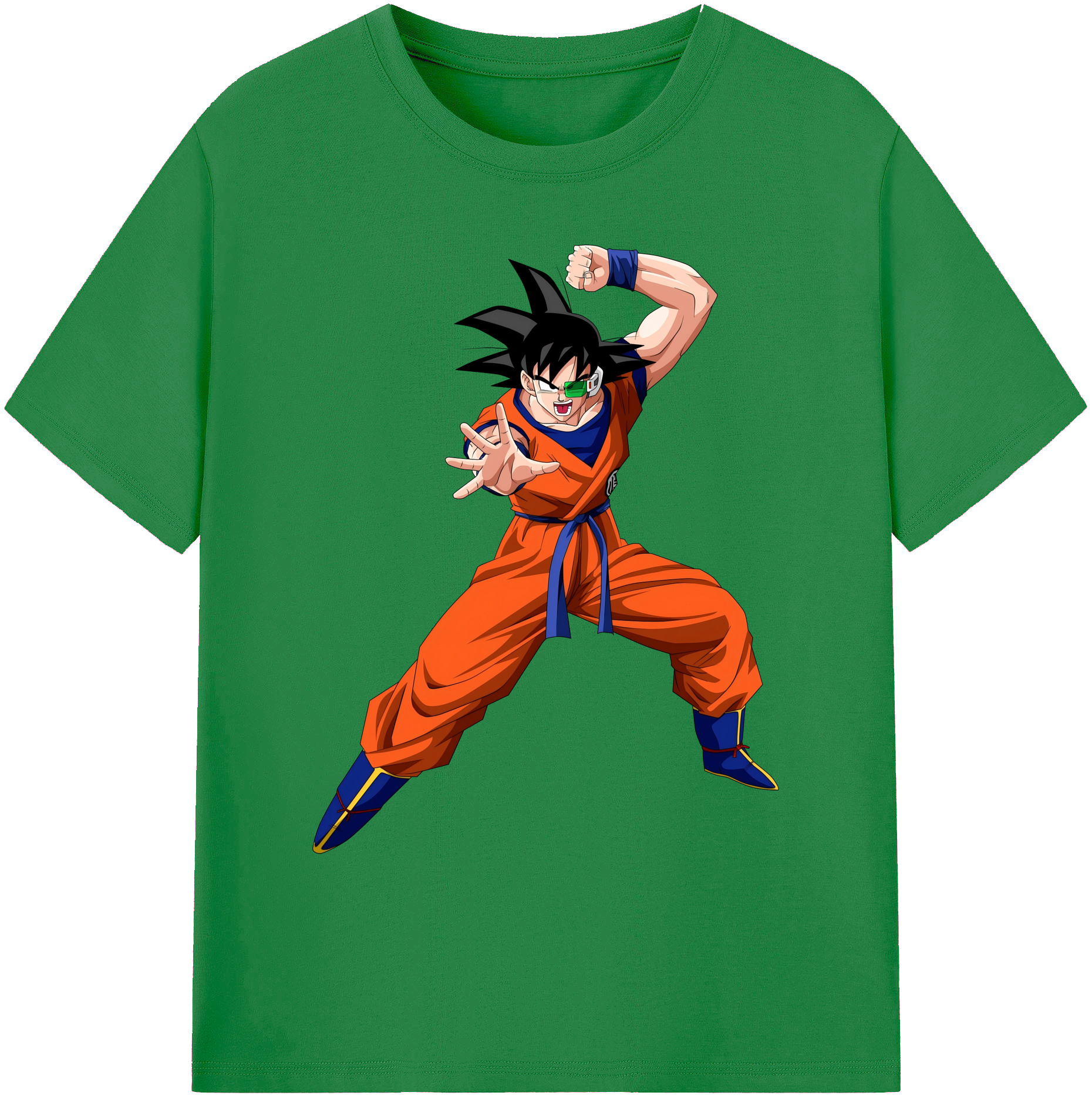 （画像用） ドラゴンボール 孫悟空（そん ごくう）Son Goku カカロット DRAGON BALL Kakarotto 綿100％ メンズ半袖Tシャツ｜肌触りやわらか＆通気性