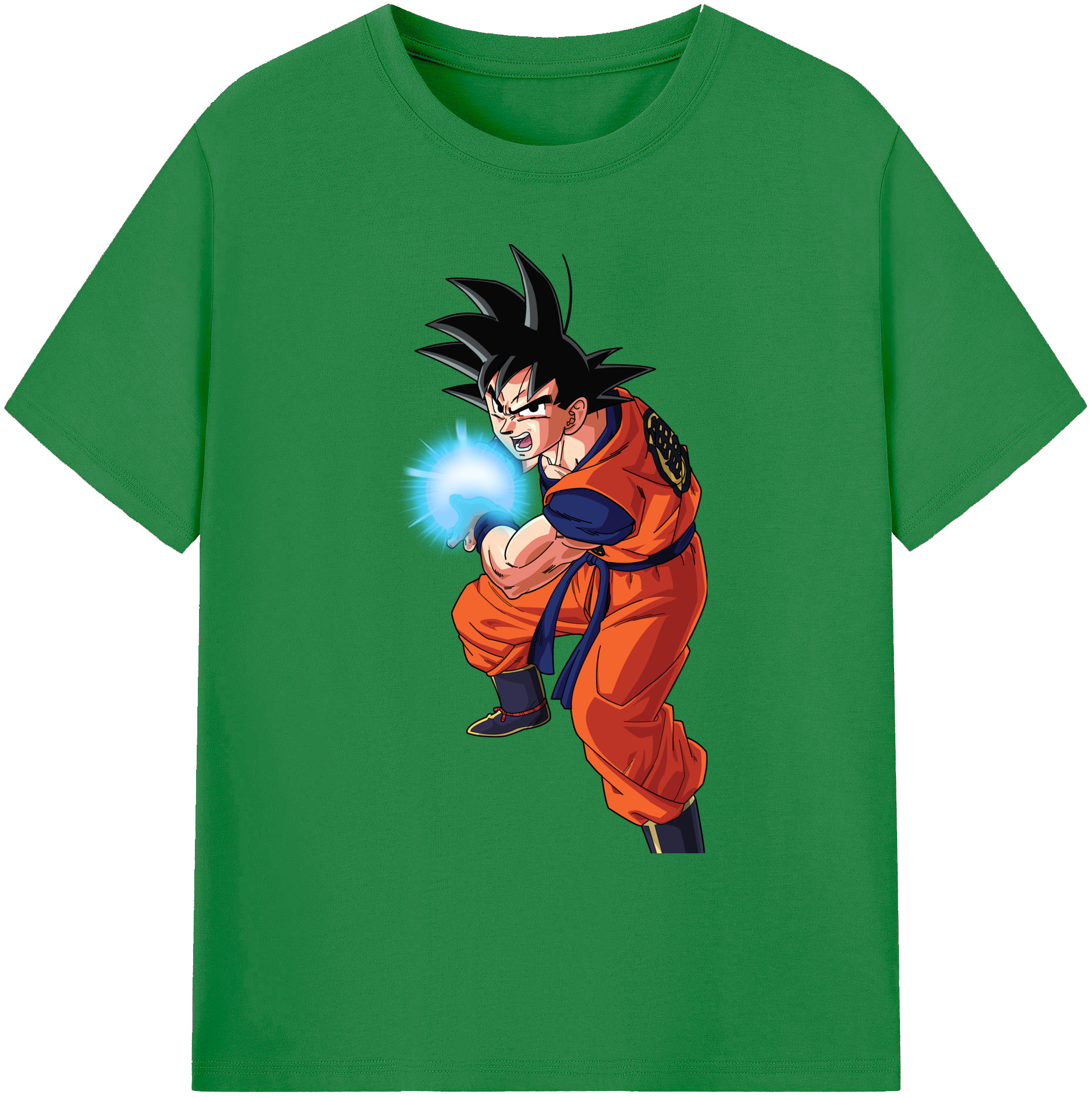 （画像用） ドラゴンボール 孫悟空（そん ごくう）Son Goku カカロット DRAGON BALL Kakarotto 綿100％ メンズ半袖Tシャツ｜肌触りやわらか＆通気性