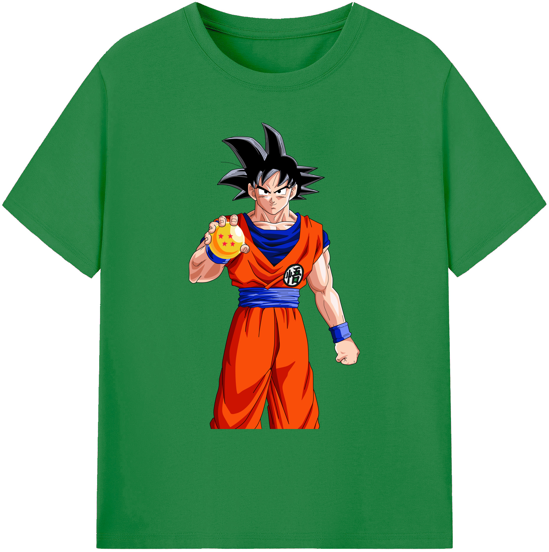（画像用） ドラゴンボール 孫悟空（そん ごくう）Son Goku カカロット DRAGON BALL Kakarotto 綿100％ メンズ半袖Tシャツ｜肌触りやわらか＆通気性