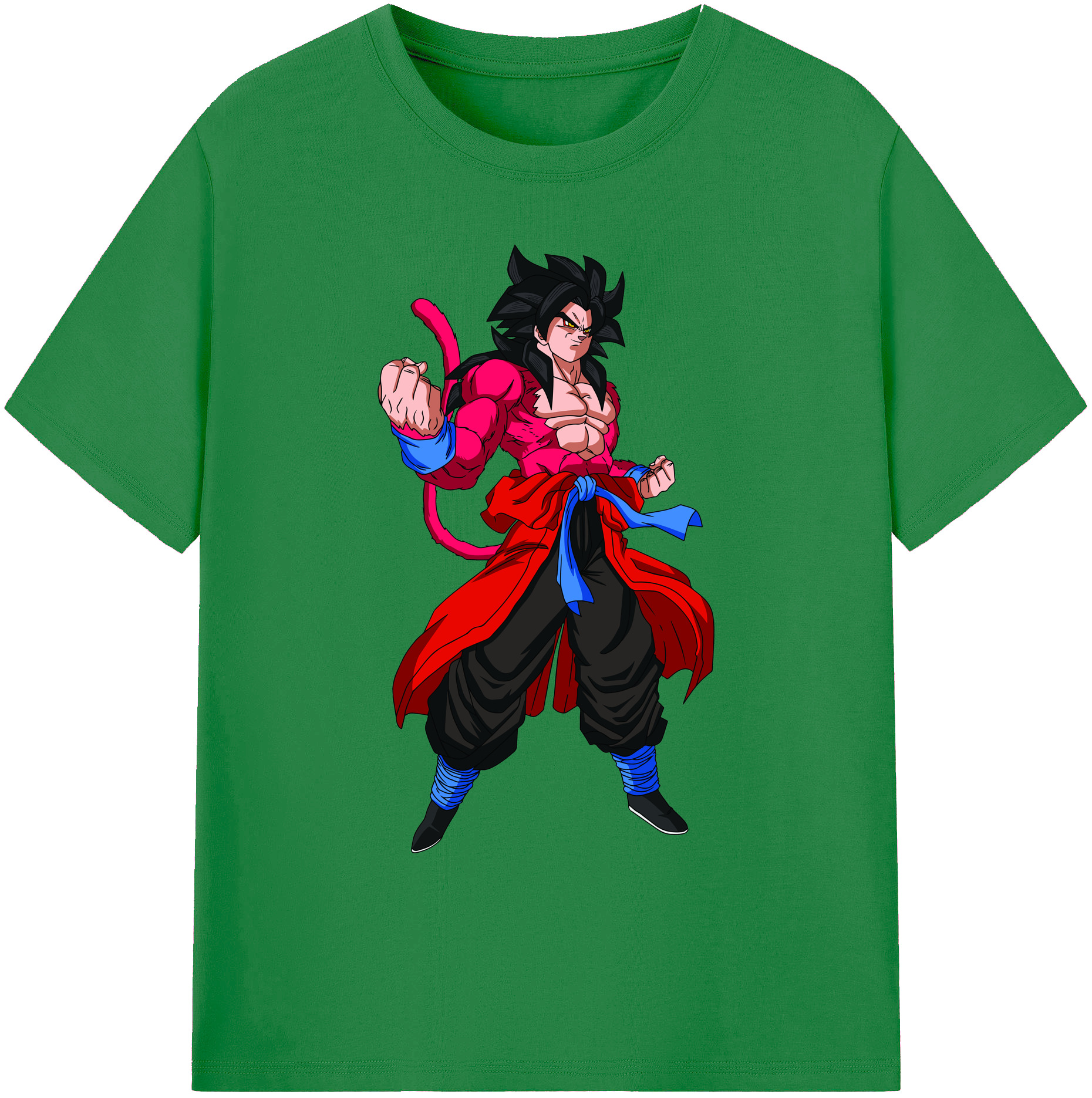 （画像用） ドラゴンボール 孫悟空（そん ごくう）Son Goku カカロット DRAGON BALL Kakarotto 綿100％ メンズ半袖Tシャツ｜肌触りやわらか＆通気性