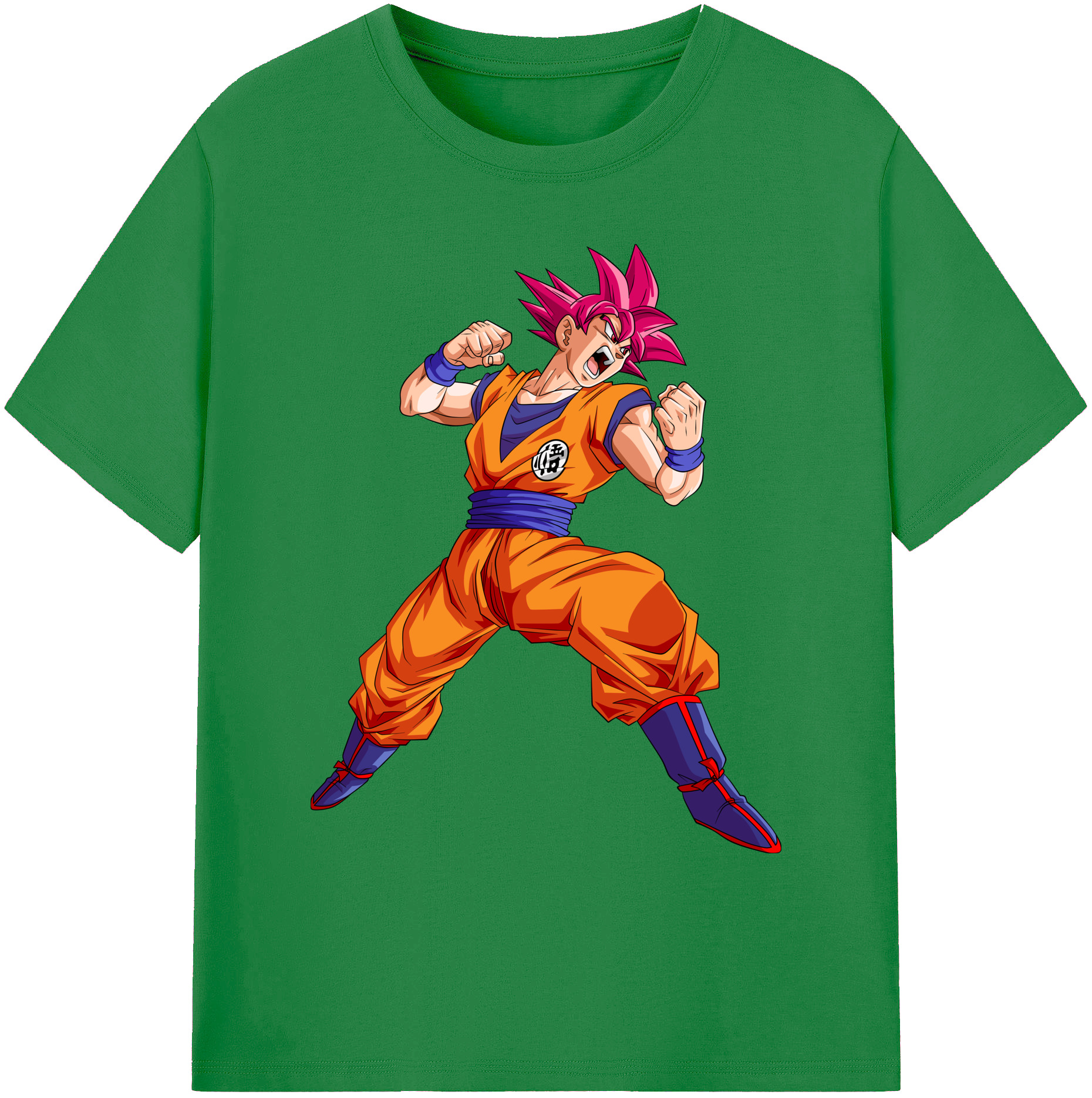 （画像用） ドラゴンボール 孫悟空（そん ごくう）Son Goku カカロット DRAGON BALL Kakarotto 綿100％ メンズ半袖Tシャツ｜肌触りやわらか＆通気性