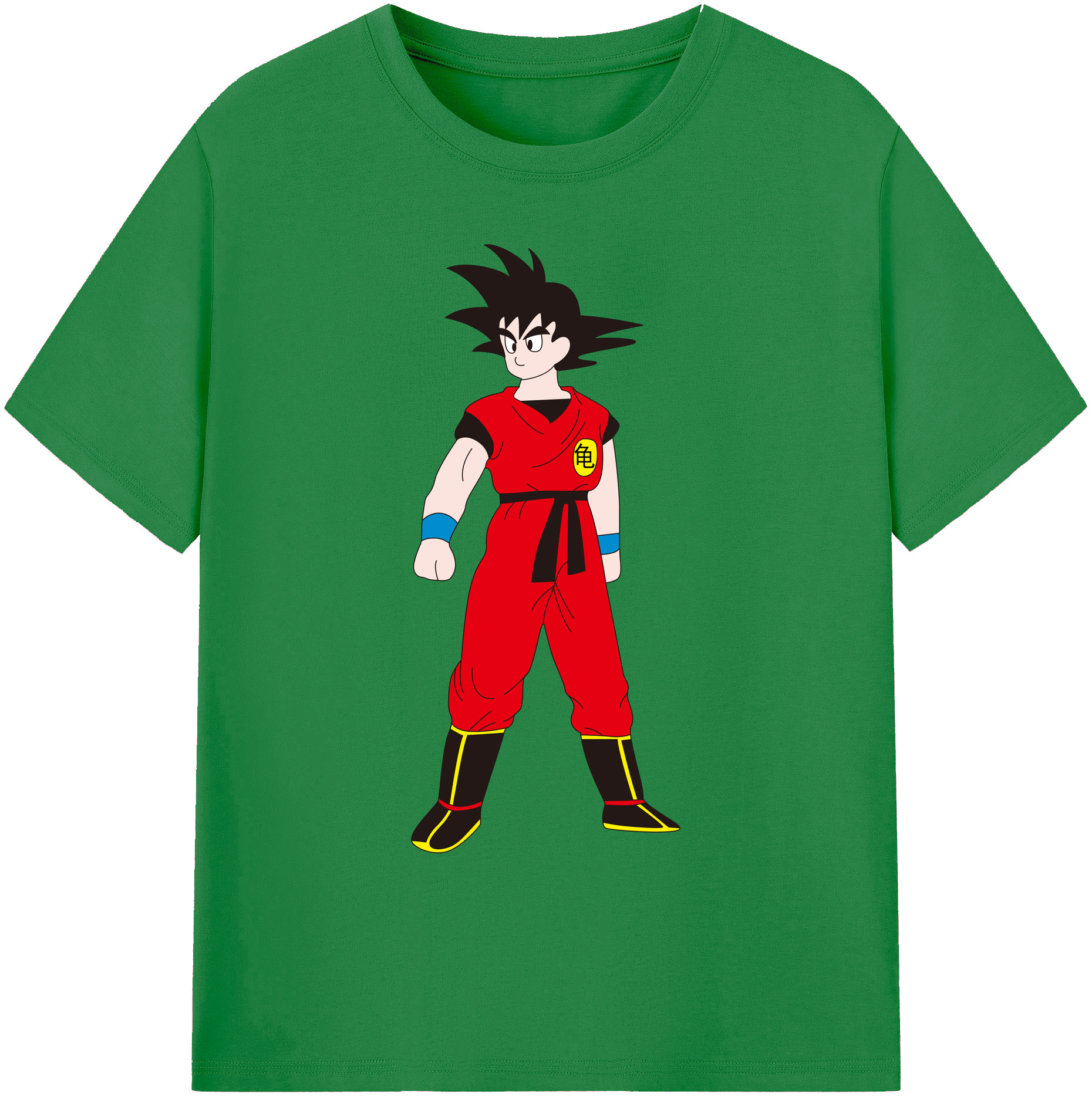 （画像用） ドラゴンボール 孫悟空（そん ごくう）Son Goku カカロット DRAGON BALL Kakarotto 綿100％ メンズ半袖Tシャツ｜肌触りやわらか＆通気性