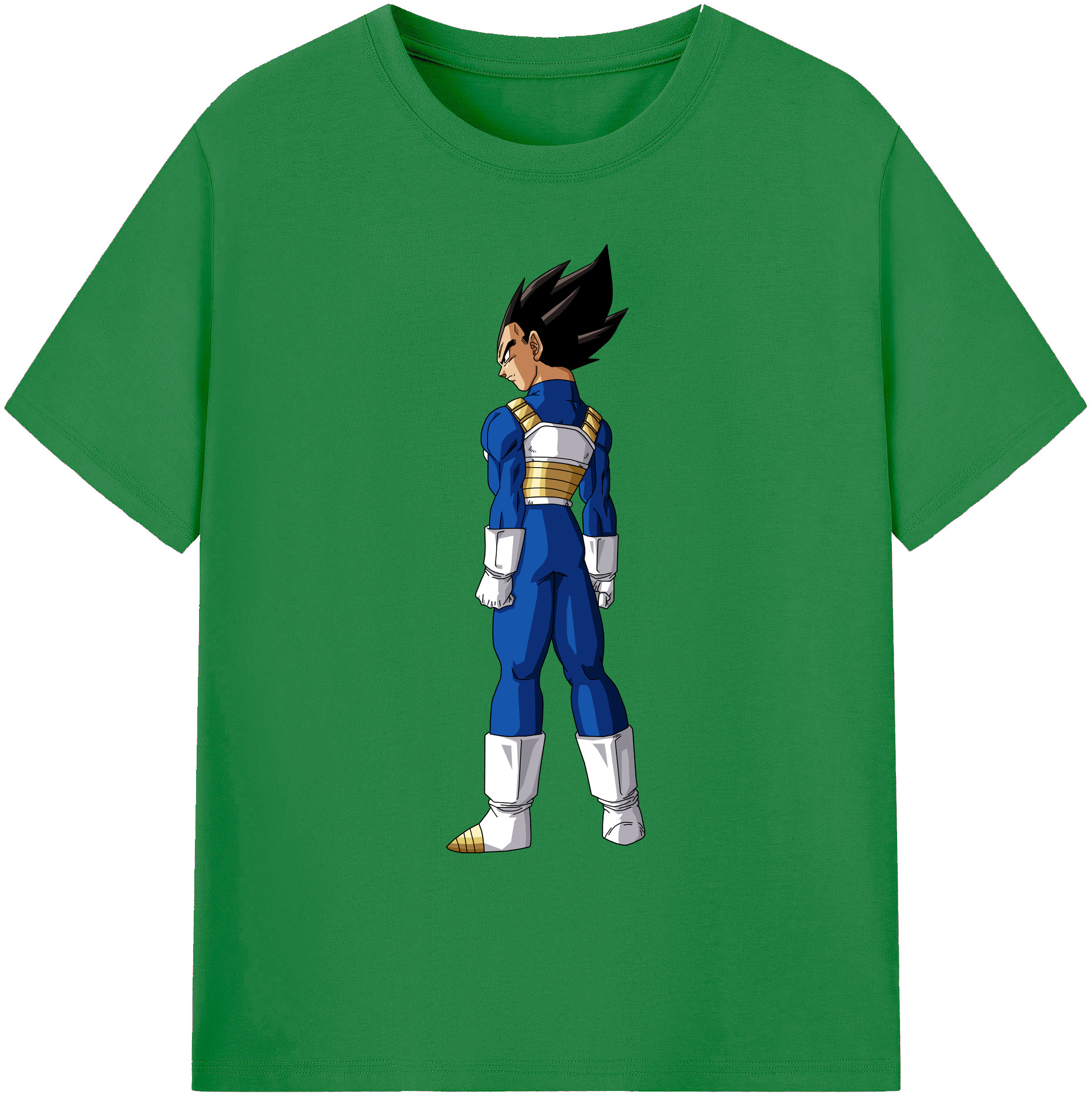 （画像用） ドラゴンボール ベジータ四世（Bejīta Yonsei）DRAGON BALL Vegeta IV 綿100％ メンズ半袖Tシャツ｜肌触りやわらか＆通気性