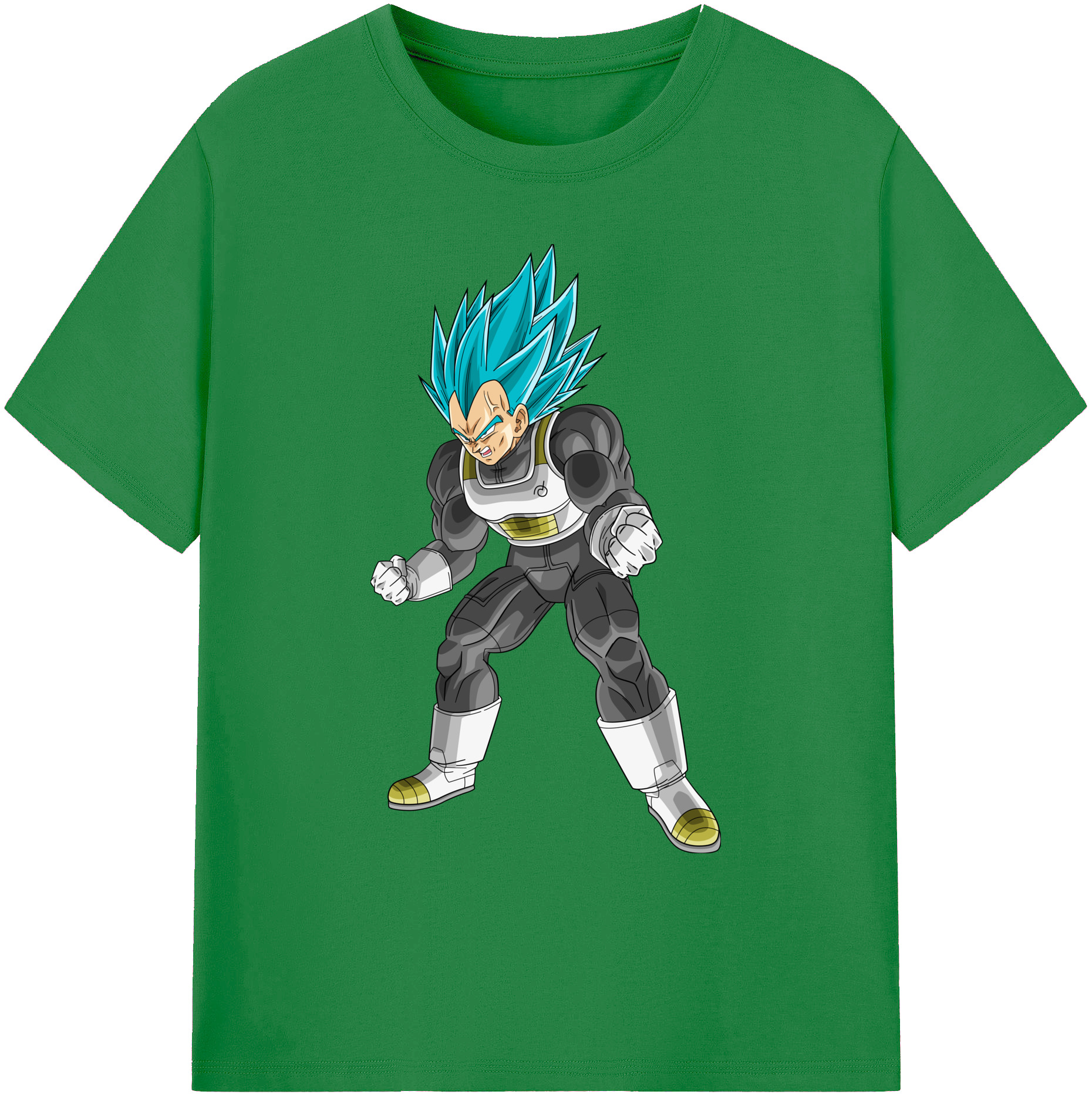 （画像用） ドラゴンボール ベジータ四世（Bejīta Yonsei）DRAGON BALL Vegeta IV 綿100％ メンズ半袖Tシャツ｜肌触りやわらか＆通気性