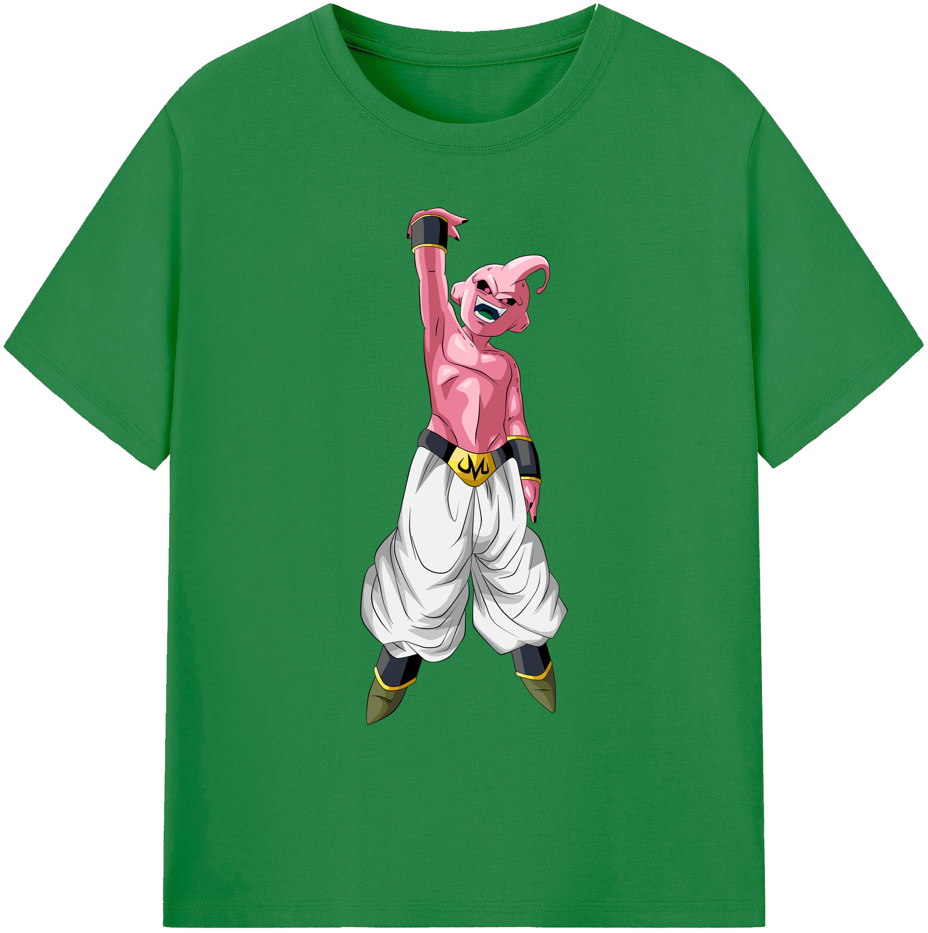 （画像用） ドラゴンボール 魔人ブウ DRAGON BALL Majin Buu 綿100％ メンズ半袖Tシャツ｜肌触りやわらか＆通気性