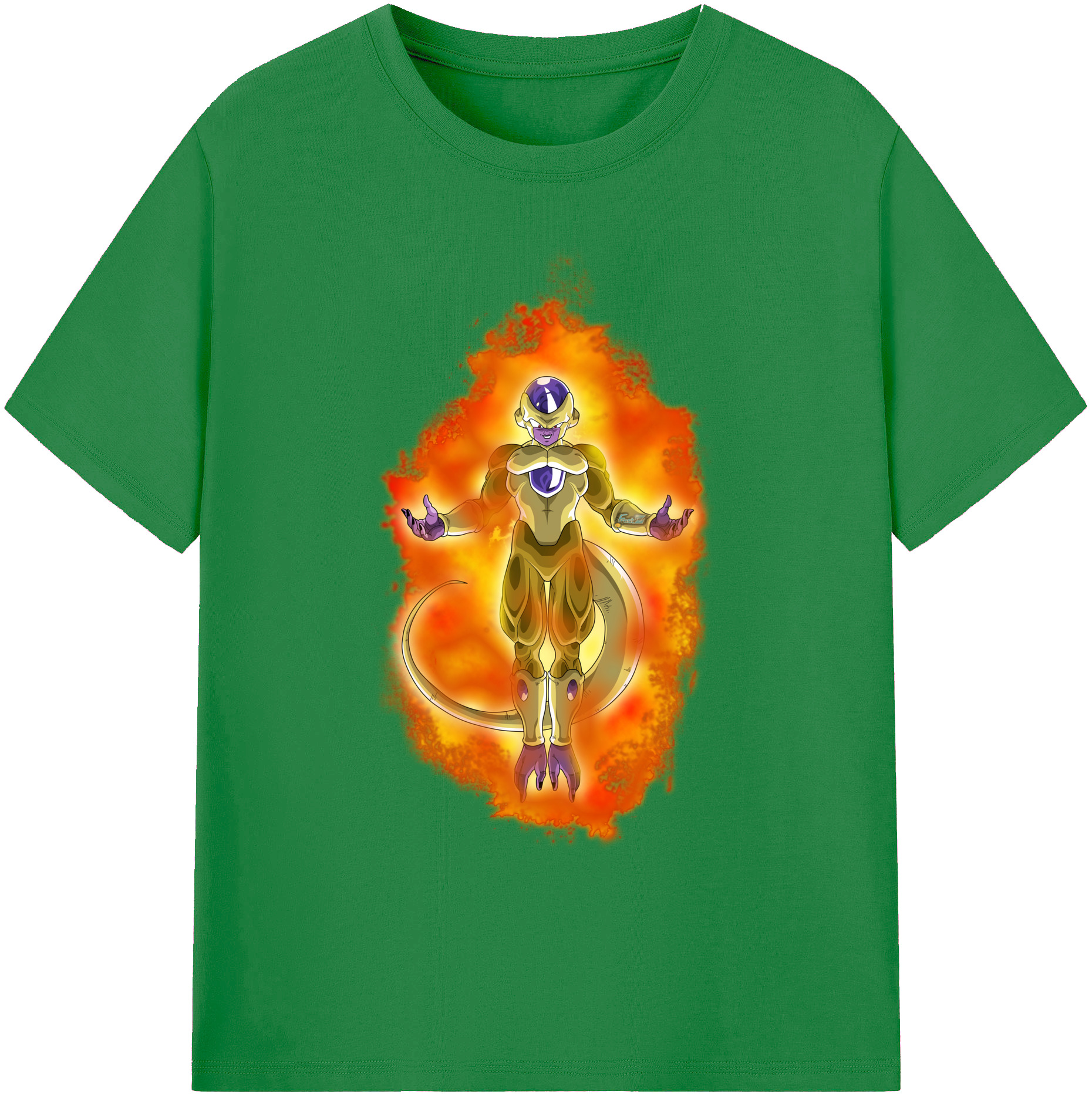 （画像用） ドラゴンボール フリーザ DRAGON BALL Frieza 綿100％ メンズ半袖Tシャツ｜肌触りやわらか＆通気性