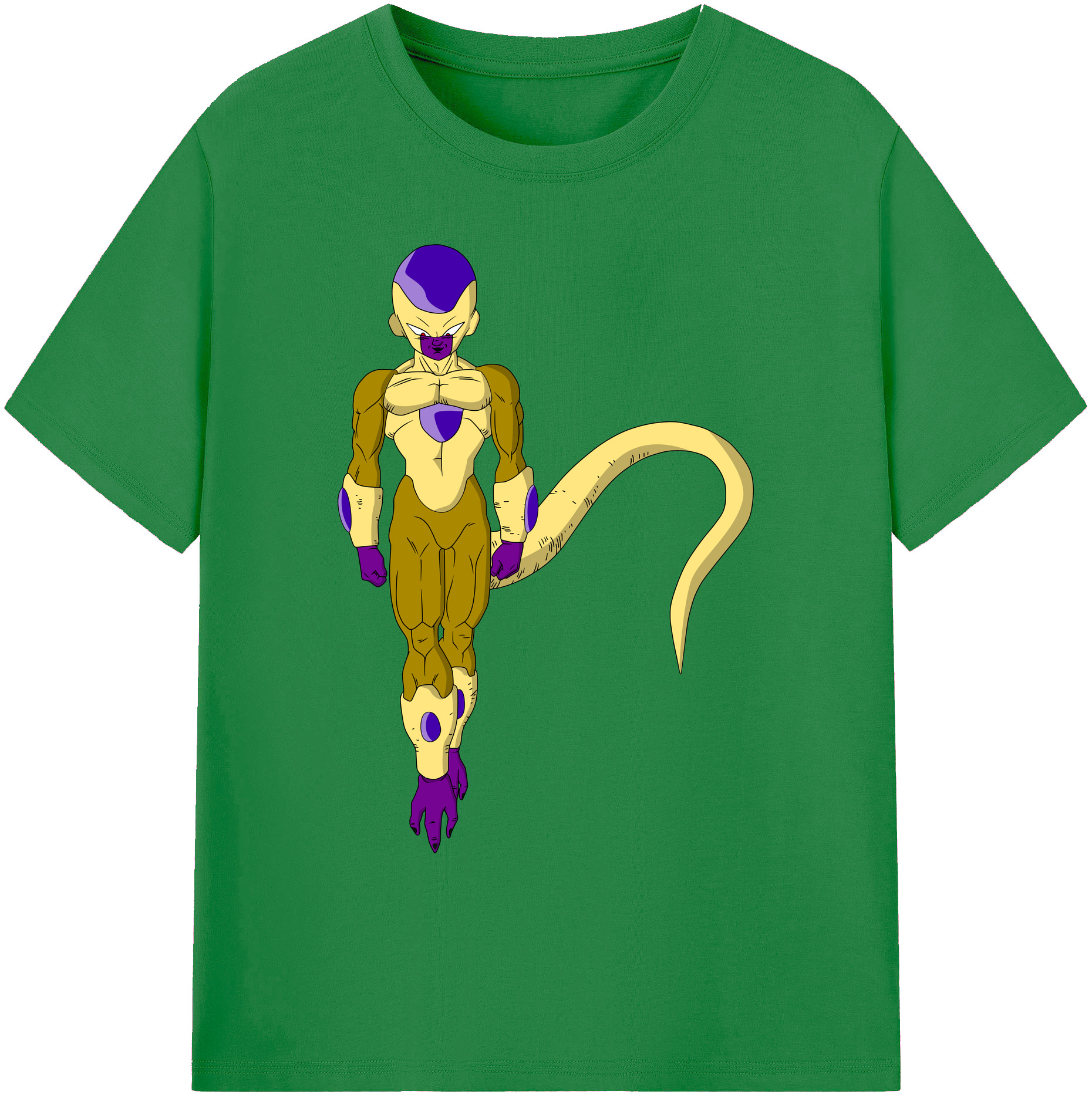 （画像用） ドラゴンボール フリーザ DRAGON BALL Frieza 綿100％ メンズ半袖Tシャツ｜肌触りやわらか＆通気性