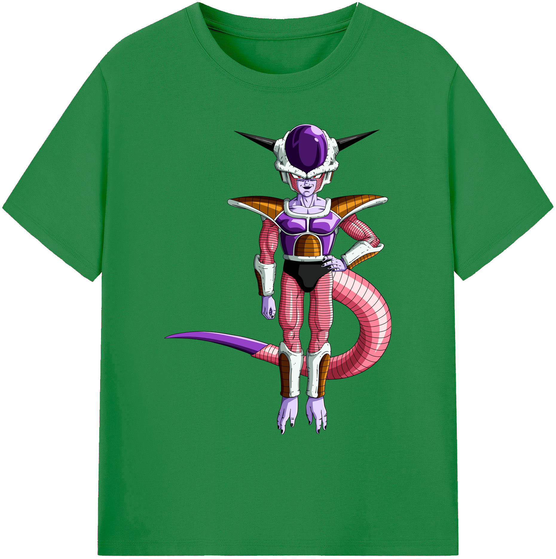 （画像用） ドラゴンボール フリーザ DRAGON BALL Frieza 綿100％ メンズ半袖Tシャツ｜肌触りやわらか＆通気性