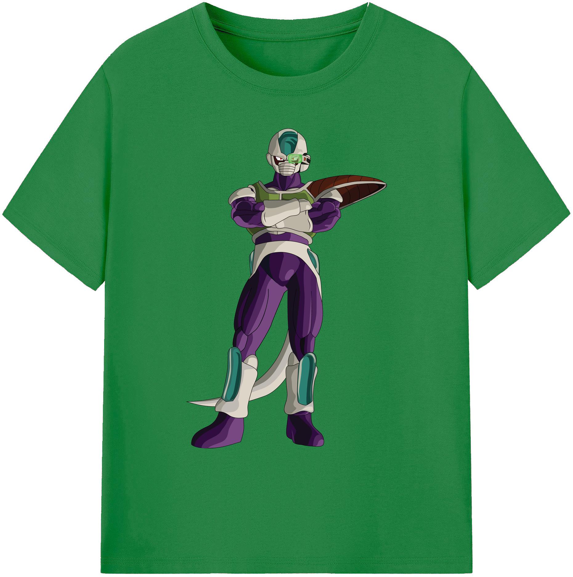 （画像用） ドラゴンボール フリーザ DRAGON BALL Frieza 綿100％ メンズ半袖Tシャツ｜肌触りやわらか＆通気性