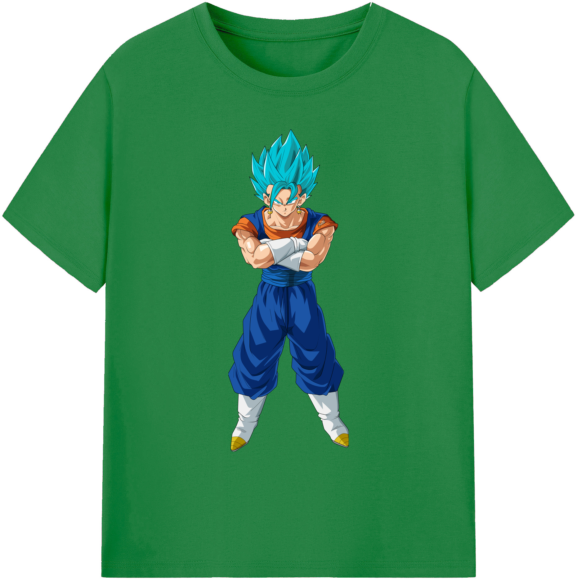 （画像用） ドラゴンボール ベジット DRAGON BALL Vegetto 綿100％ メンズ半袖Tシャツ｜肌触りやわらか＆通気性