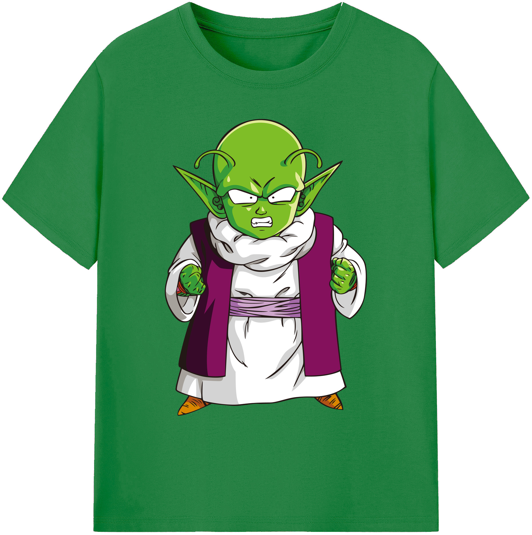 （画像用） ドラゴンボール ピッコロ DRAGON BALL Piccolo 綿100％ メンズ半袖Tシャツ｜肌触りやわらか＆通気性