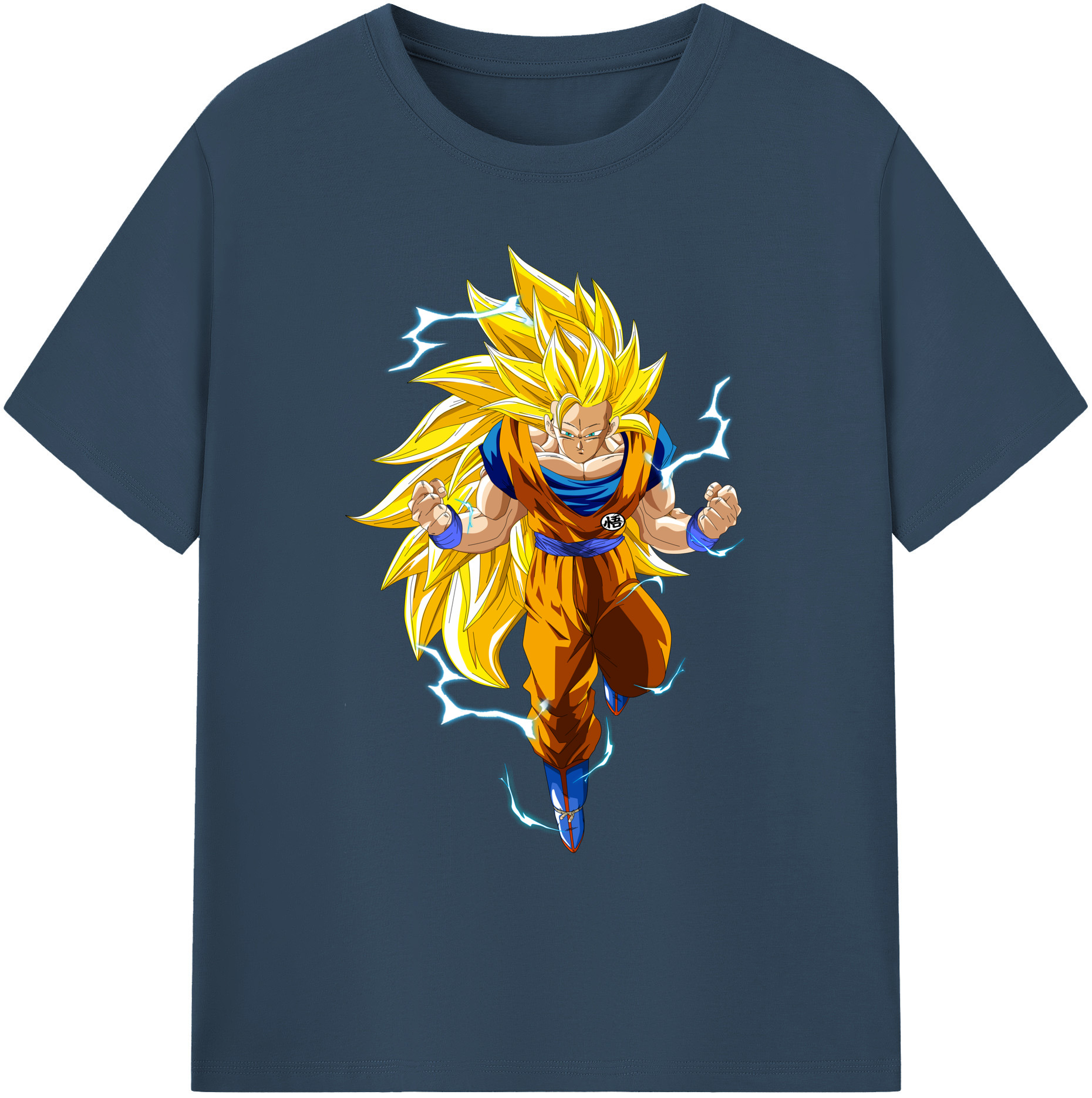 （画像用） ドラゴンボール 孫悟空（そん ごくう）Son Goku カカロット DRAGON BALL Kakarotto 綿100％ メンズ半袖Tシャツ｜肌触りやわらか＆通気性
