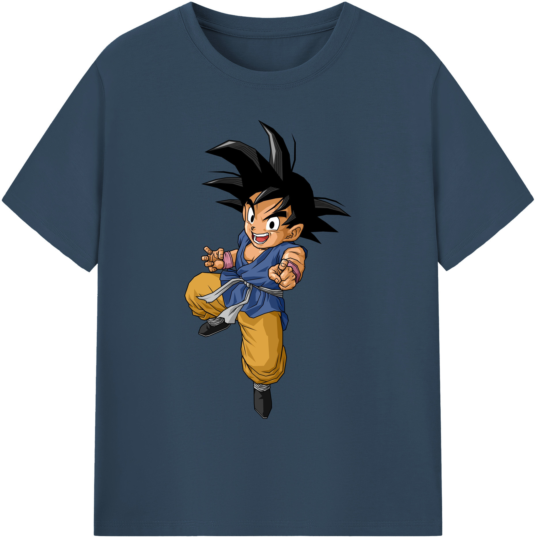 （画像用） ドラゴンボール 孫悟空（そん ごくう）Son Goku カカロット DRAGON BALL Kakarotto 綿100％ メンズ半袖Tシャツ｜肌触りやわらか＆通気性