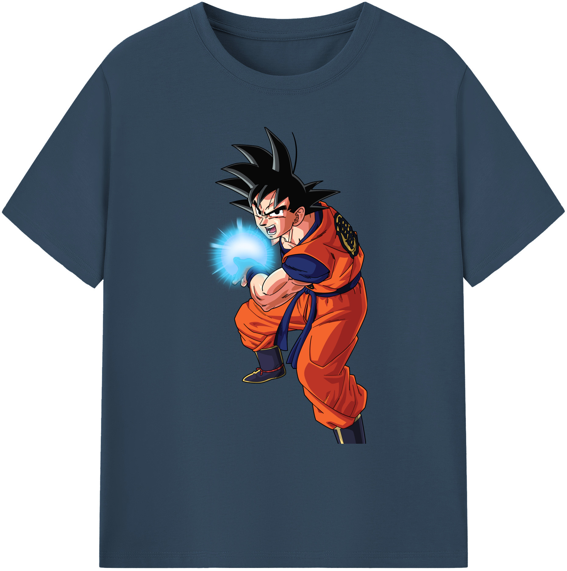 （画像用） ドラゴンボール 孫悟空（そん ごくう）Son Goku カカロット DRAGON BALL Kakarotto 綿100％ メンズ半袖Tシャツ｜肌触りやわらか＆通気性