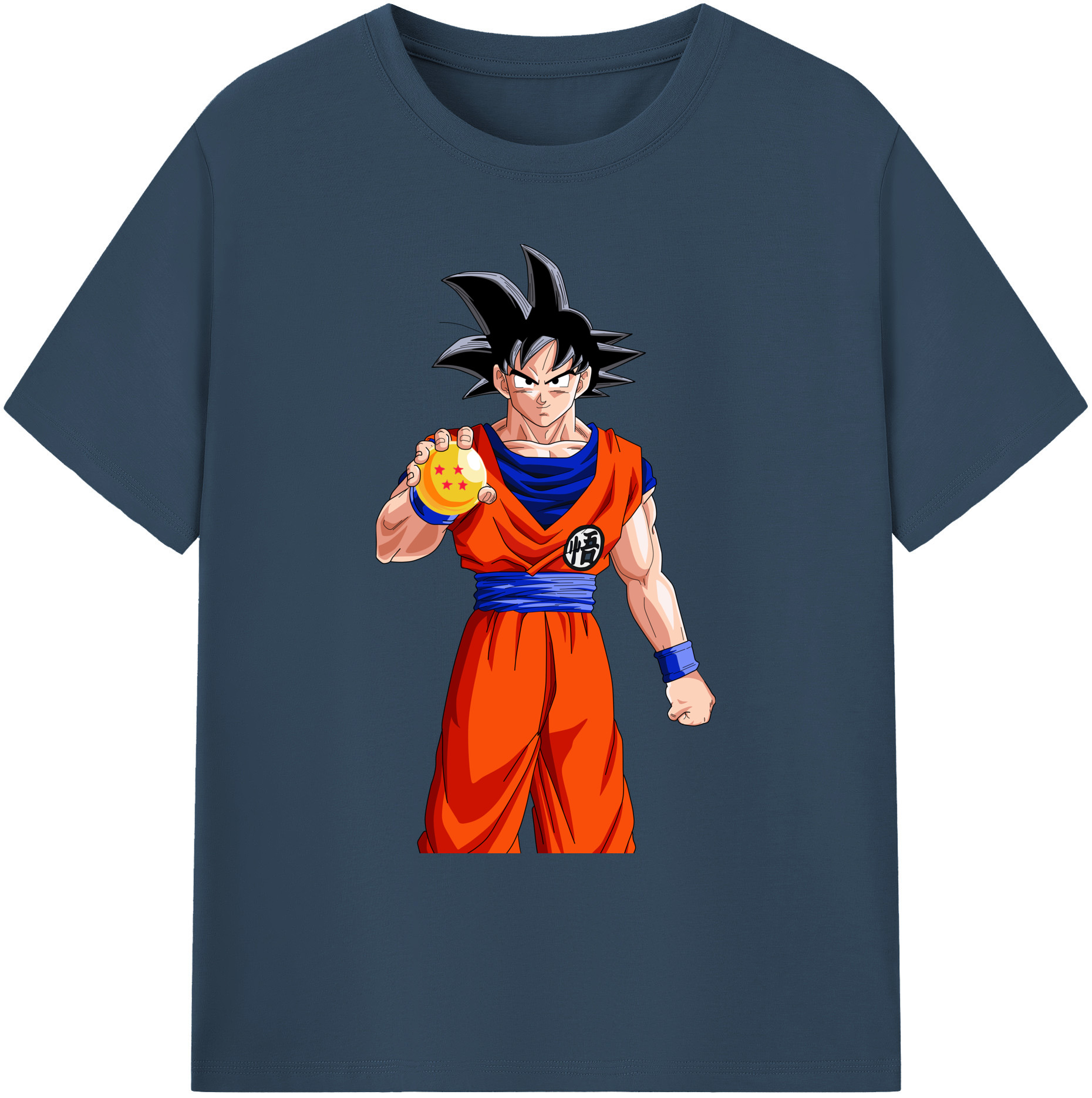 （画像用） ドラゴンボール 孫悟空（そん ごくう）Son Goku カカロット DRAGON BALL Kakarotto 綿100％ メンズ半袖Tシャツ｜肌触りやわらか＆通気性