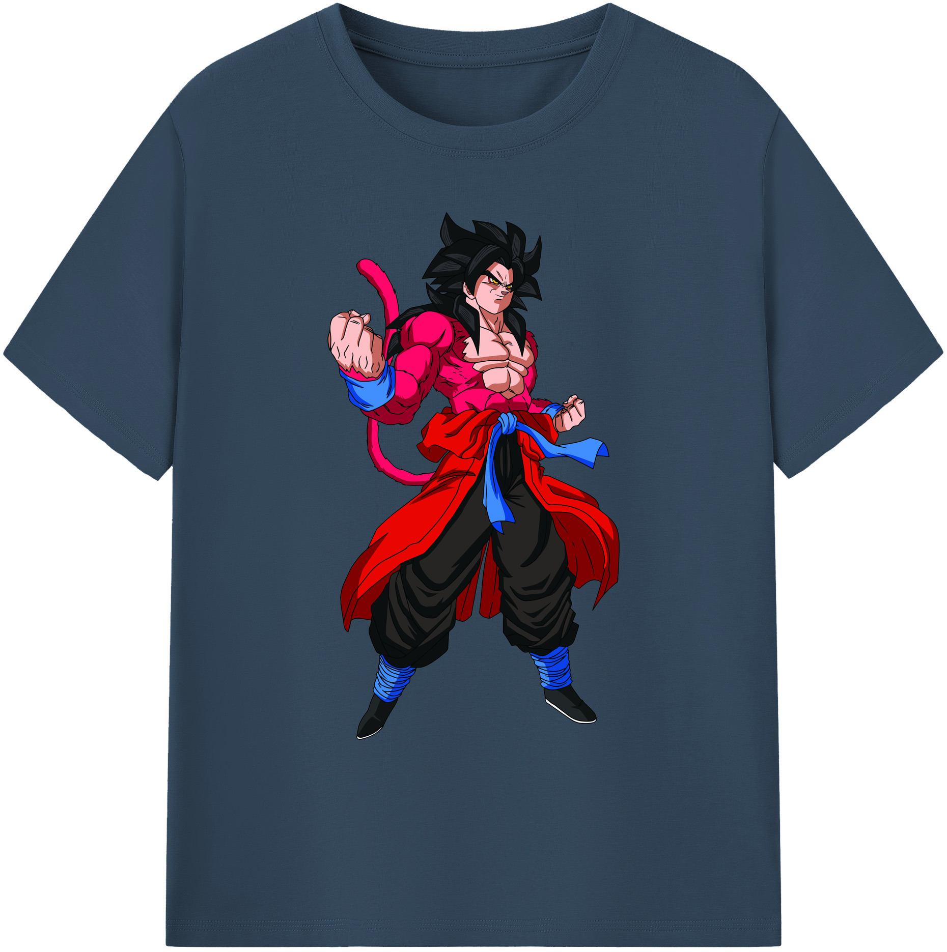 （画像用） ドラゴンボール 孫悟空（そん ごくう）Son Goku カカロット DRAGON BALL Kakarotto 綿100％ メンズ半袖Tシャツ｜肌触りやわらか＆通気性