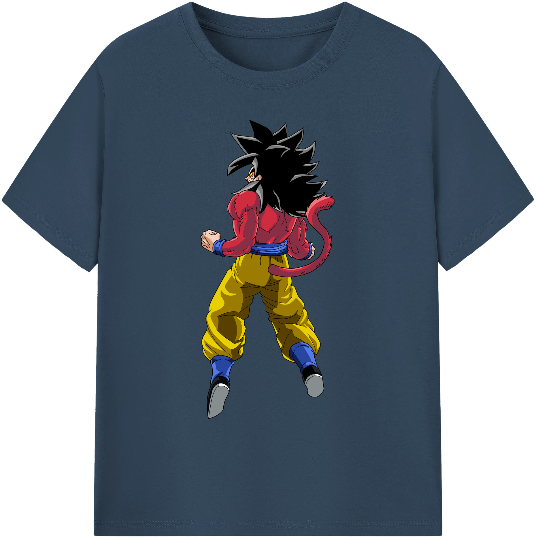 （画像用） ドラゴンボール 孫悟空（そん ごくう）Son Goku カカロット DRAGON BALL Kakarotto 綿100％ メンズ半袖Tシャツ｜肌触りやわらか＆通気性