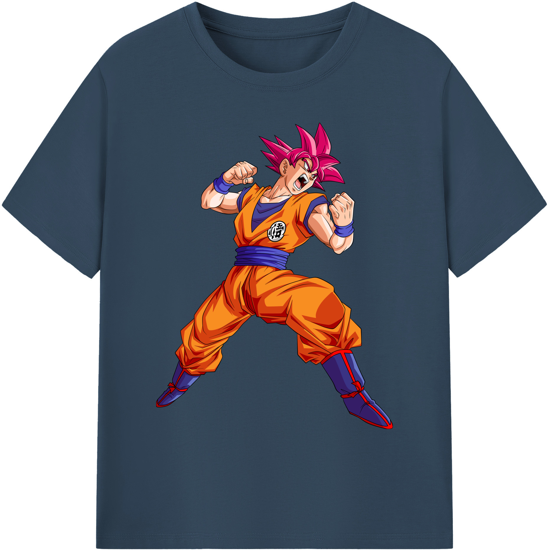 （画像用） ドラゴンボール 孫悟空（そん ごくう）Son Goku カカロット DRAGON BALL Kakarotto 綿100％ メンズ半袖Tシャツ｜肌触りやわらか＆通気性