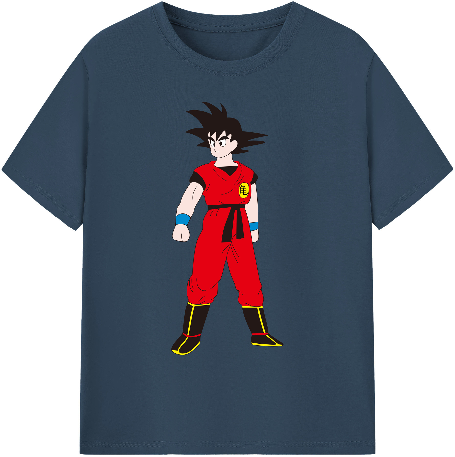 （画像用） ドラゴンボール 孫悟空（そん ごくう）Son Goku カカロット DRAGON BALL Kakarotto 綿100％ メンズ半袖Tシャツ｜肌触りやわらか＆通気性