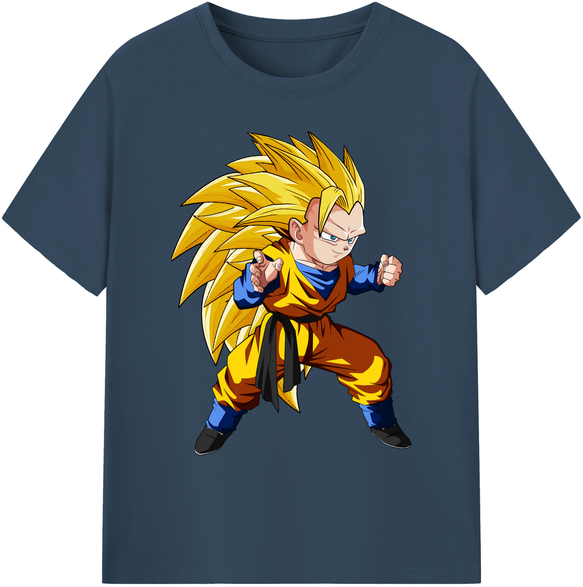（画像用） ドラゴンボール ベジータ四世（Bejīta Yonsei）DRAGON BALL Vegeta IV 綿100％ メンズ半袖Tシャツ｜肌触りやわらか＆通気性
