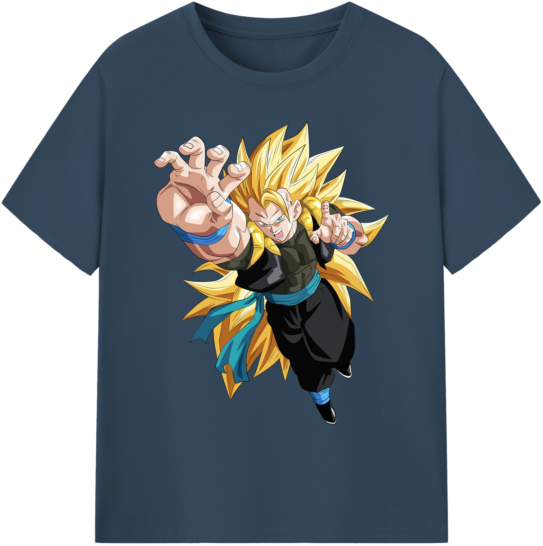 （画像用） ドラゴンボール ベジータ四世（Bejīta Yonsei）DRAGON BALL Vegeta IV 綿100％ メンズ半袖Tシャツ｜肌触りやわらか＆通気性