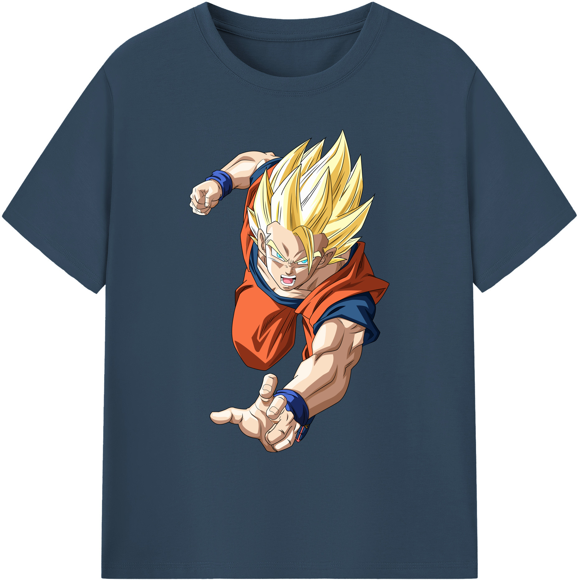 （画像用） ドラゴンボール 孫 悟飯（そんごはん）DRAGON BALL Son Gohan 綿100％ メンズ半袖Tシャツ｜肌触りやわらか＆通気性