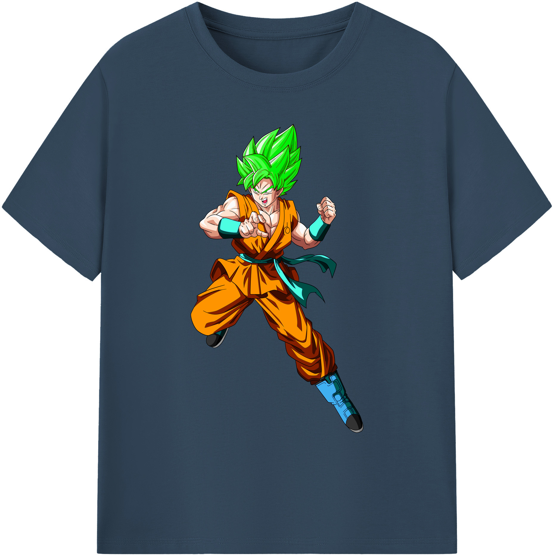 （画像用） ドラゴンボール 孫 悟飯（そんごはん）DRAGON BALL Son Gohan 綿100％ メンズ半袖Tシャツ｜肌触りやわらか＆通気性