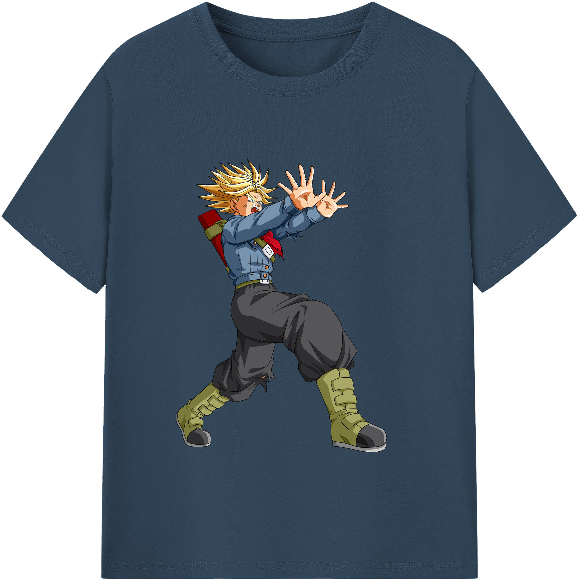 （画像用） ドラゴンボール トランクス（Torankusu）DRAGON BALL Trunks 綿100％ メンズ半袖Tシャツ｜肌触りやわらか＆通気性