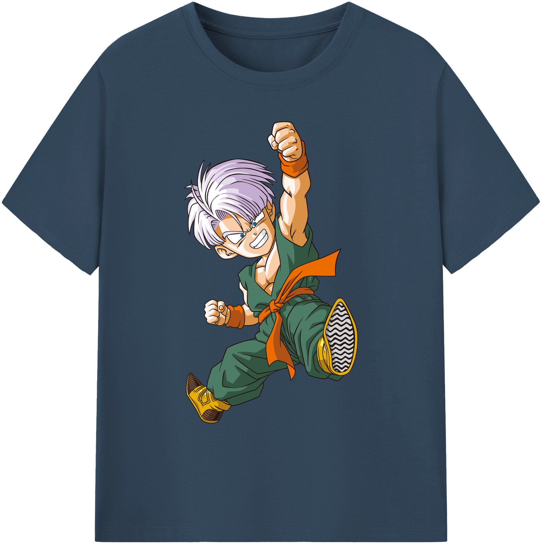 （画像用） ドラゴンボール トランクス（Torankusu）DRAGON BALL Trunks 綿100％ メンズ半袖Tシャツ｜肌触りやわらか＆通気性
