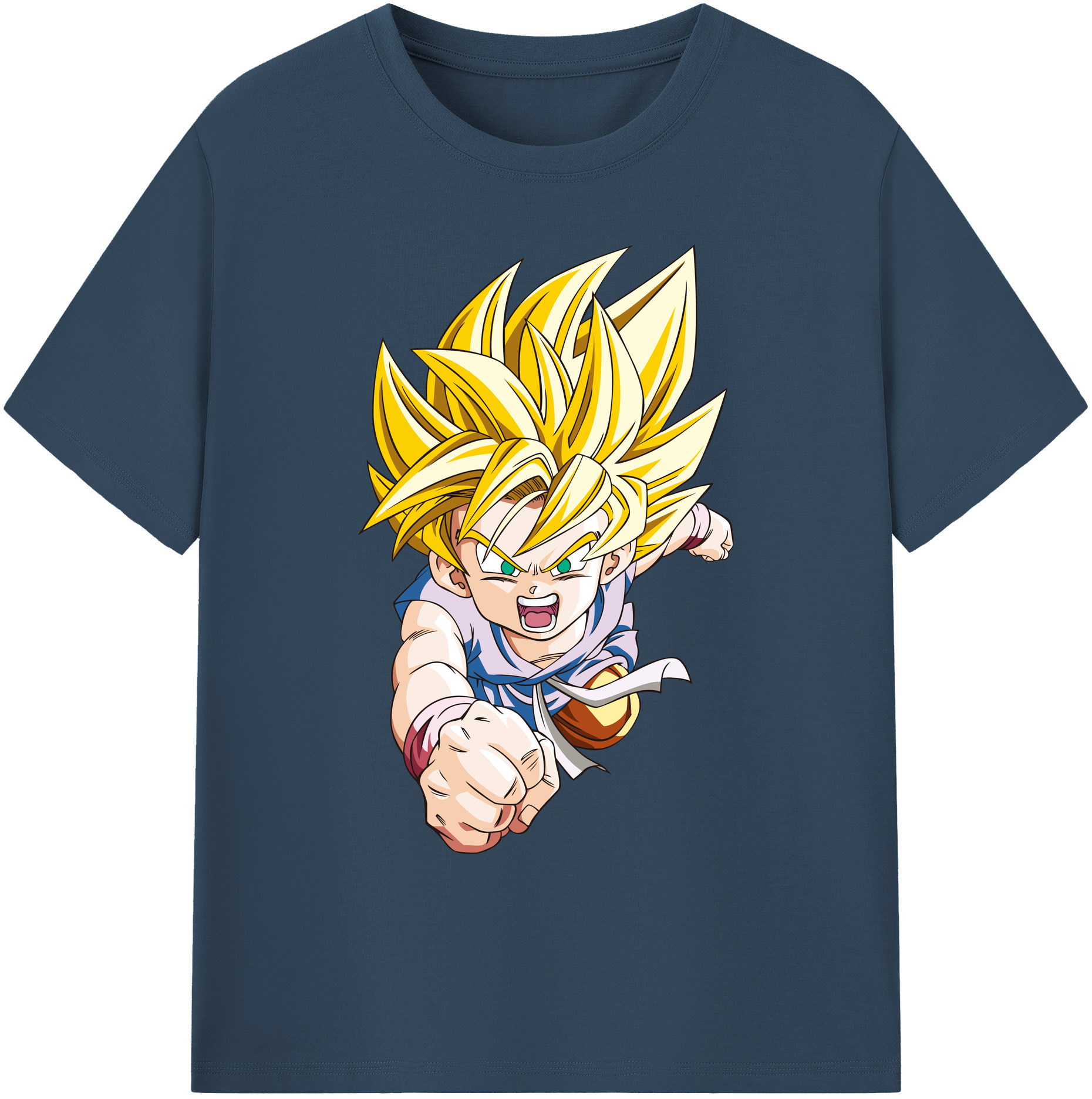 （画像用） ドラゴンボール ベジット DRAGON BALL Vegetto 綿100％ メンズ半袖Tシャツ｜肌触りやわらか＆通気性