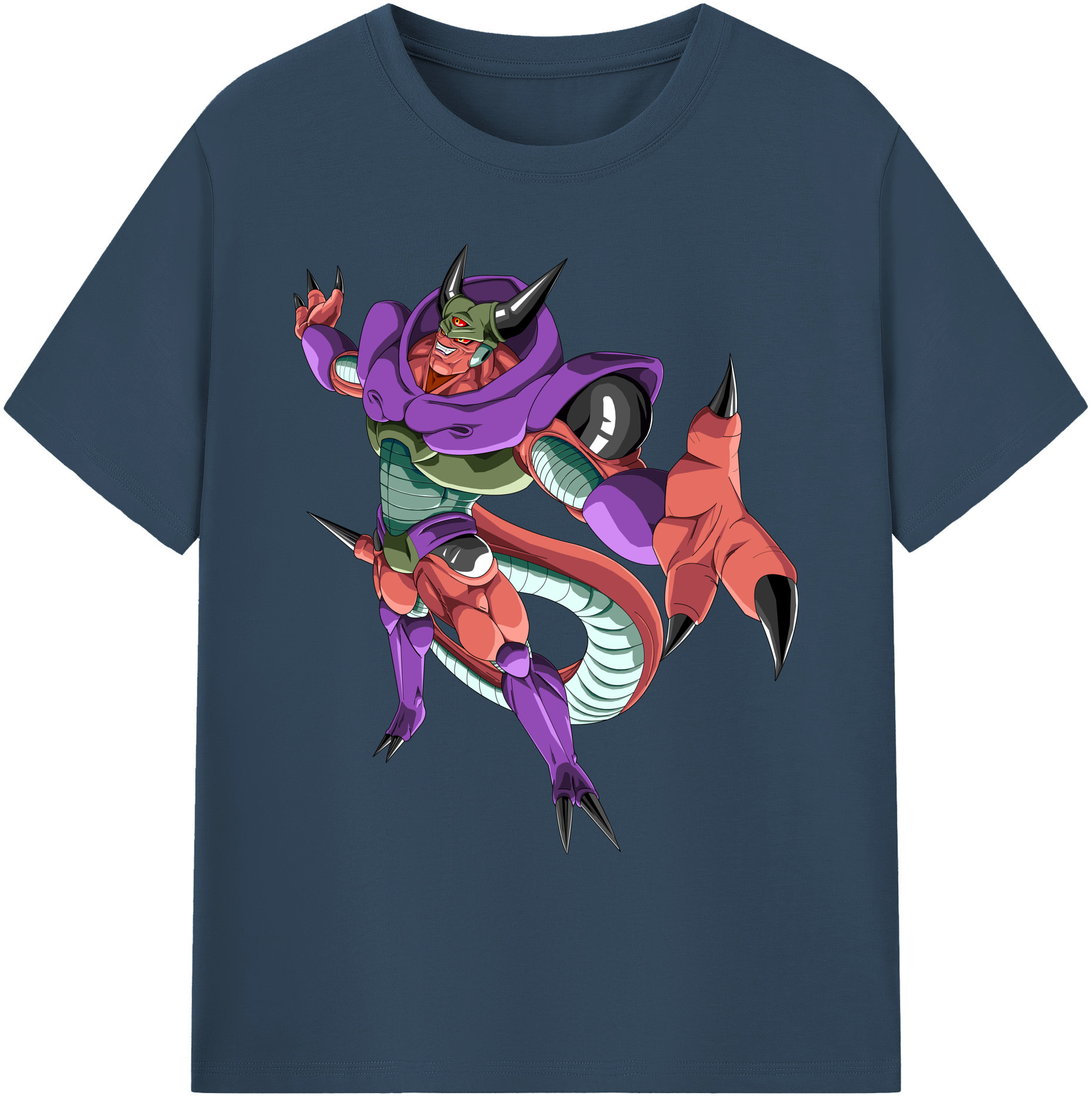 （画像用） ドラゴンボール ジャネンバ DRAGON BALL Janemba 綿100％ メンズ半袖Tシャツ｜肌触りやわらか＆通気性