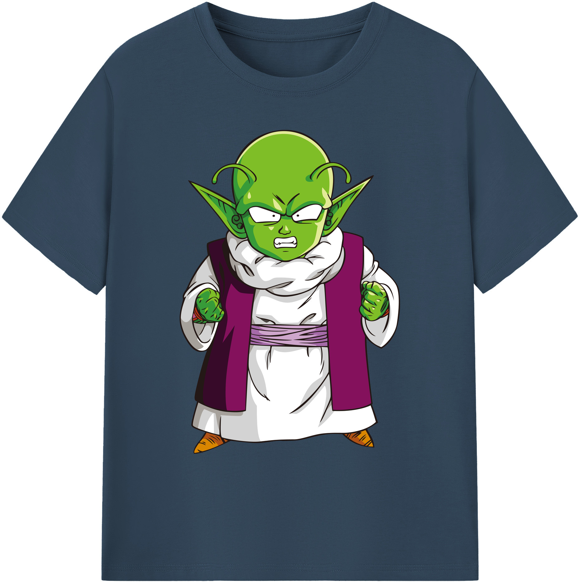 （画像用） ドラゴンボール ピッコロ DRAGON BALL Piccolo 綿100％ メンズ半袖Tシャツ｜肌触りやわらか＆通気性
