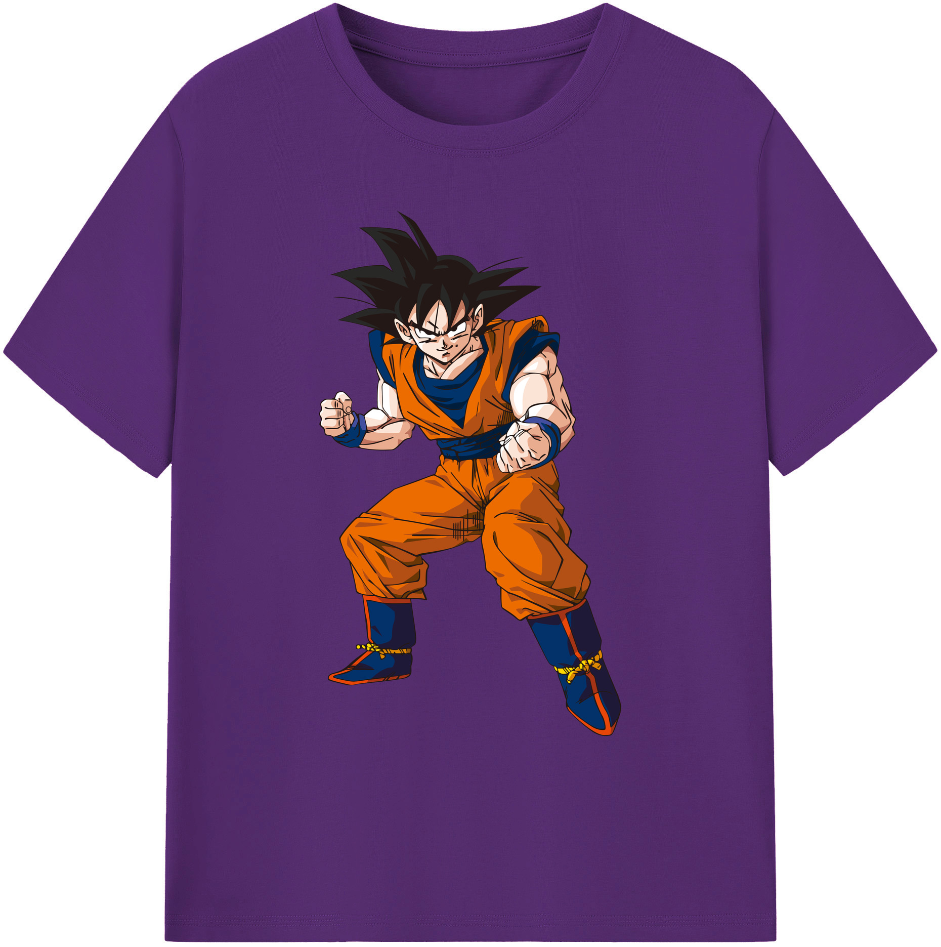 （画像用） ドラゴンボール 孫悟空（そん ごくう）Son Goku カカロット DRAGON BALL Kakarotto 綿100％ メンズ半袖Tシャツ｜肌触りやわらか＆通気性