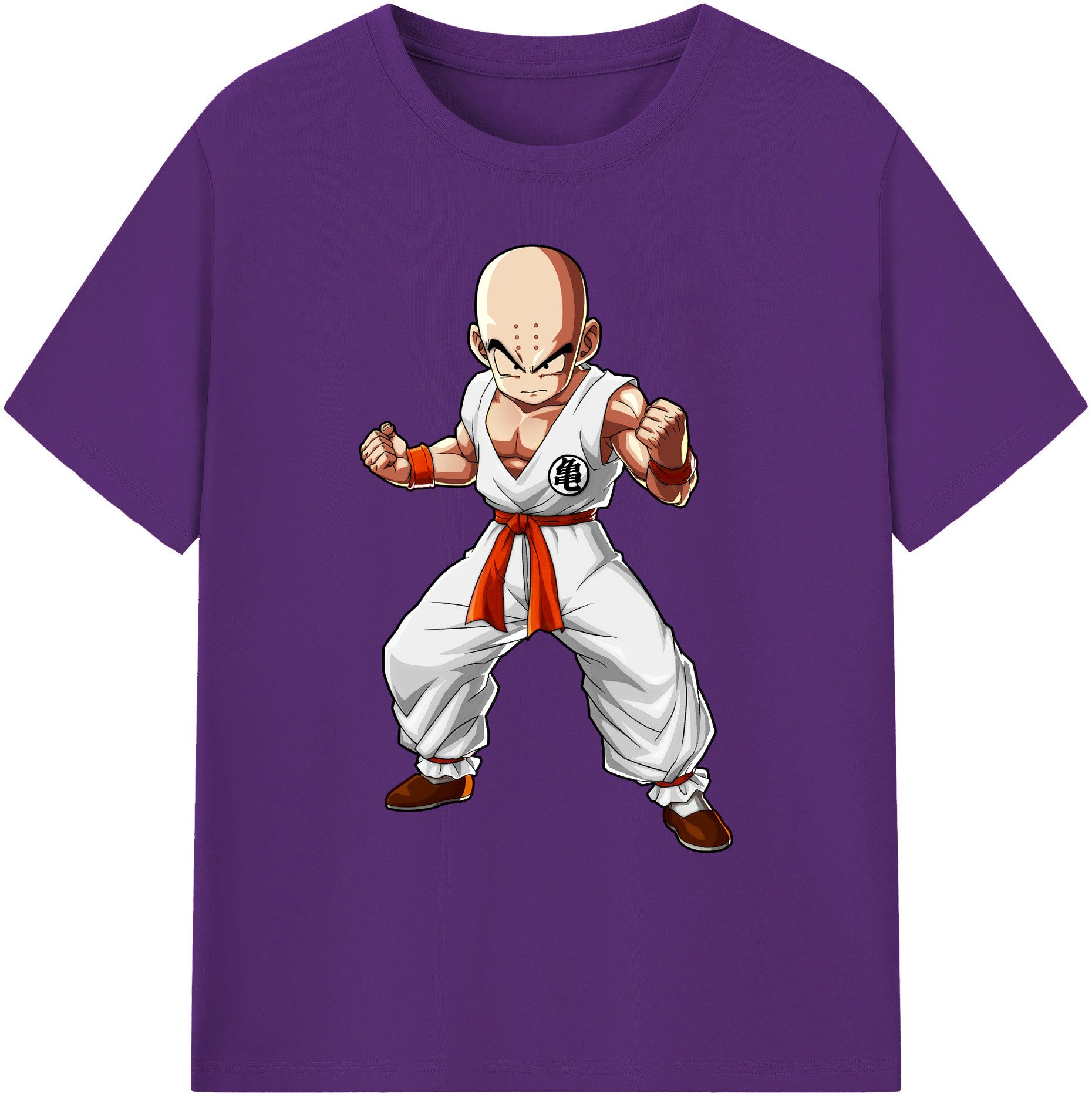 （画像用） ドラゴンボール クリリン DRAGON BALL krillin 綿100％ メンズ半袖Tシャツ｜肌触りやわらか＆通気性