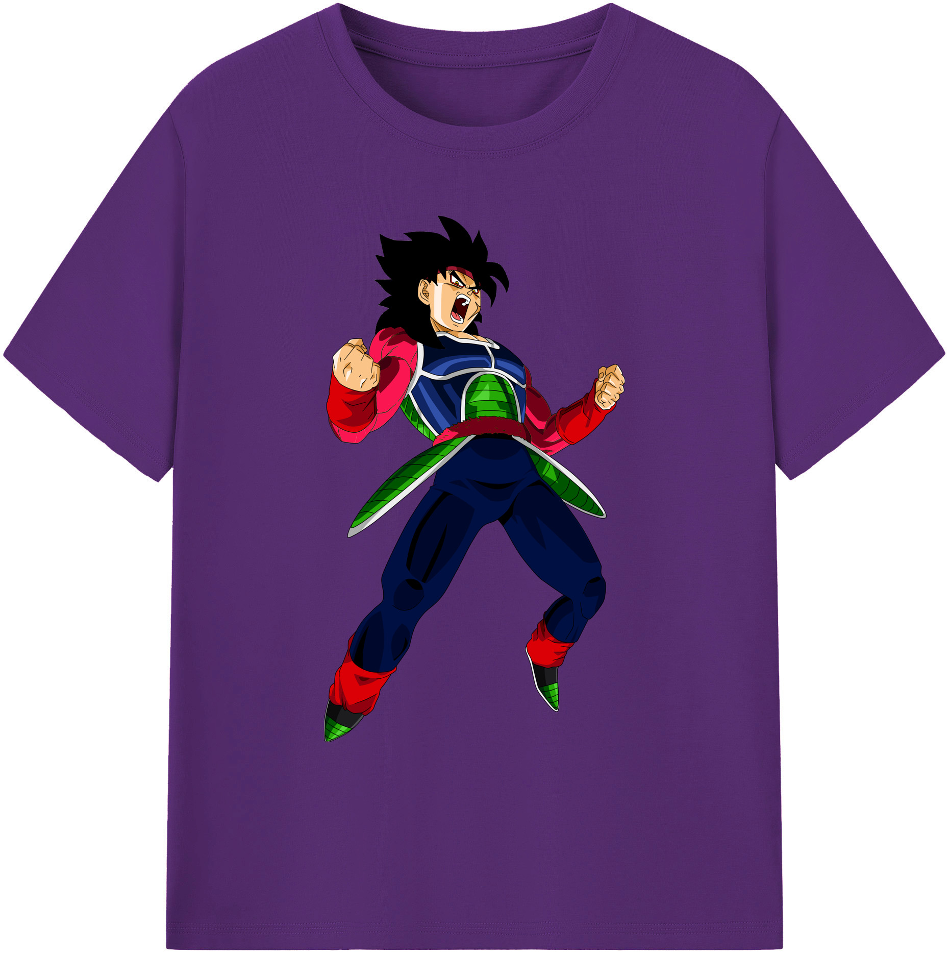 （画像用） ドラゴンボール バーダック DRAGON BALL Burdock 綿100％ メンズ半袖Tシャツ｜肌触りやわらか＆通気性