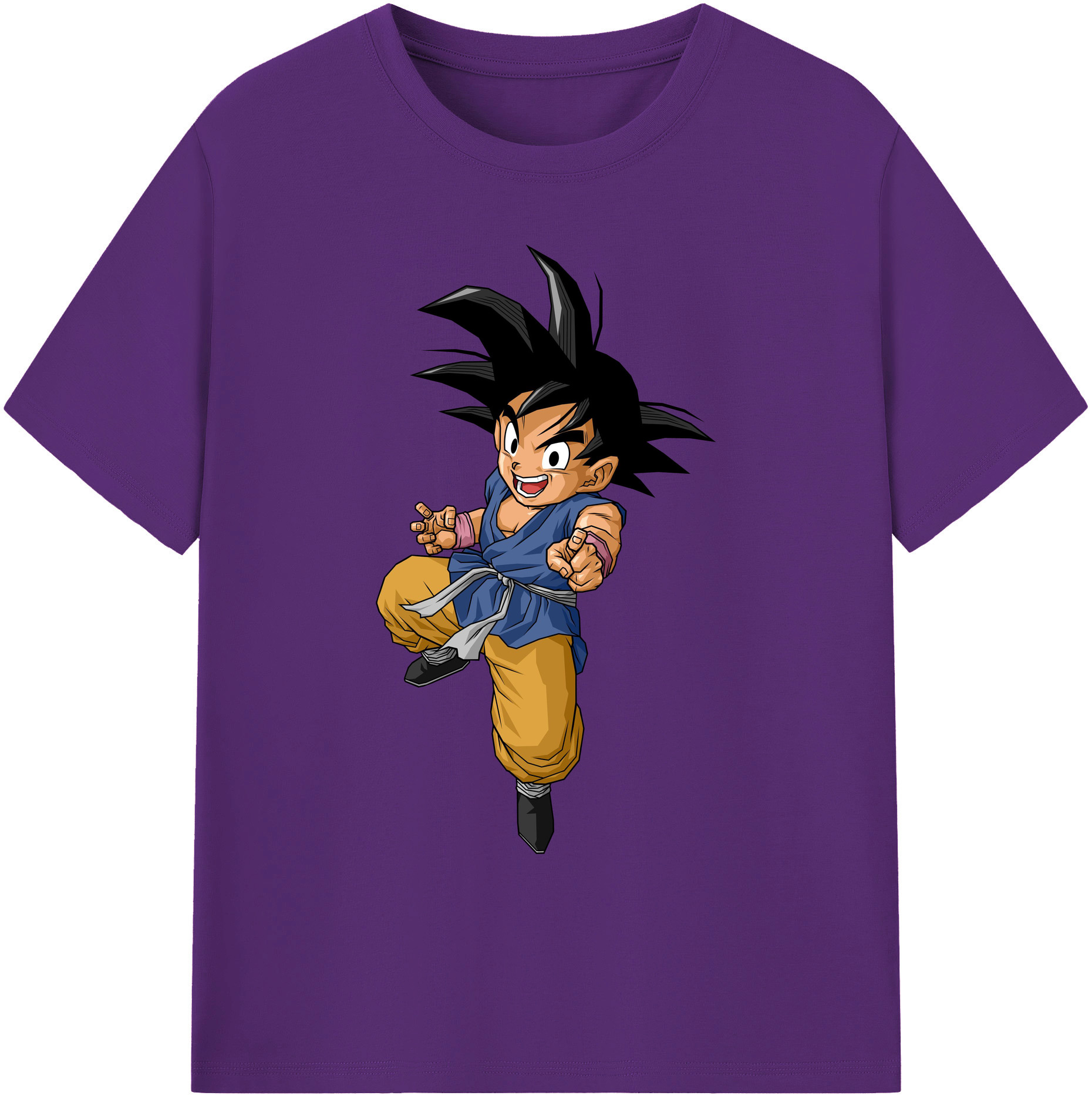 （画像用） ドラゴンボール 孫悟空（そん ごくう）Son Goku カカロット DRAGON BALL Kakarotto 綿100％ メンズ半袖Tシャツ｜肌触りやわらか＆通気性