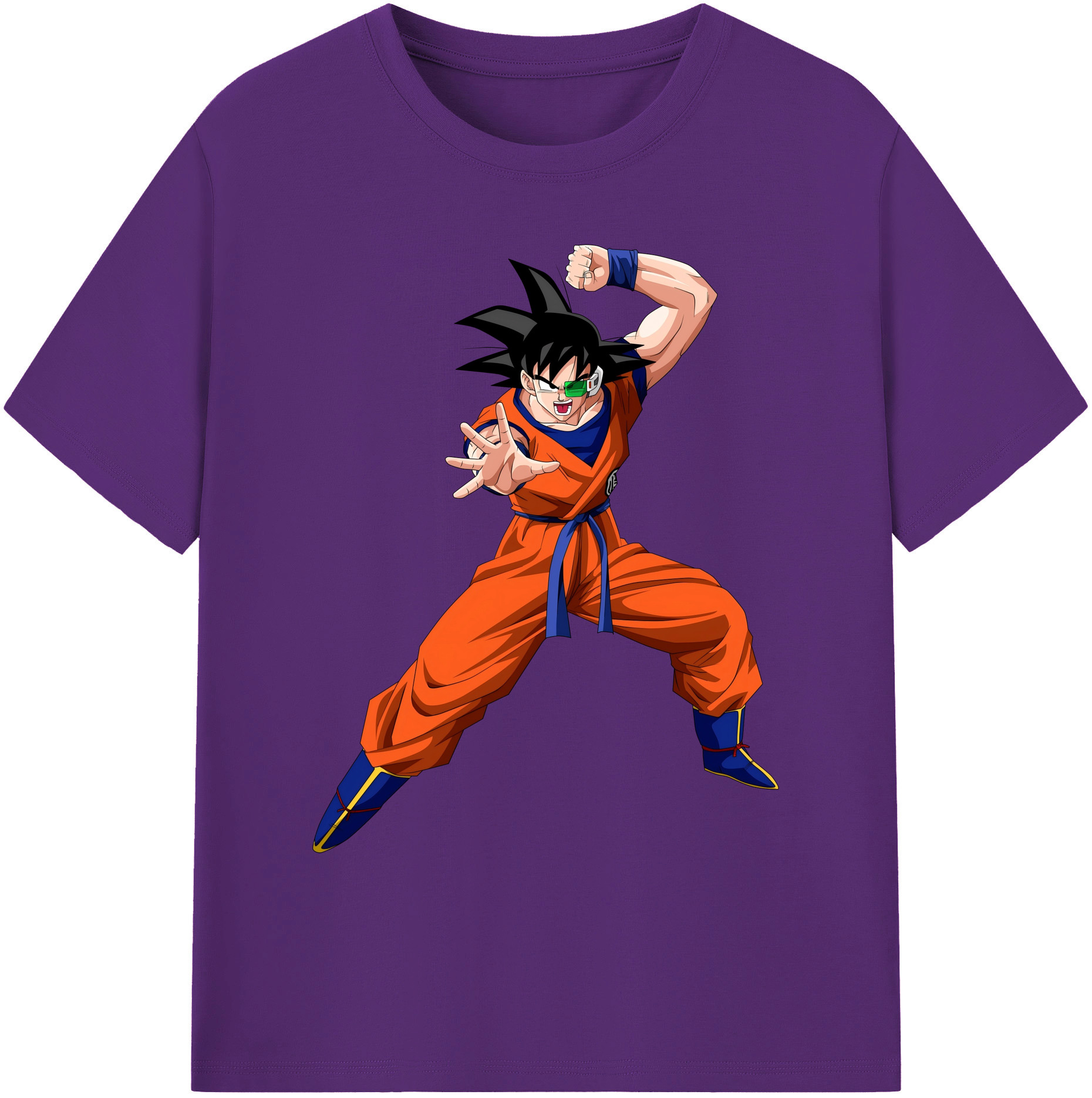 （画像用） ドラゴンボール 孫悟空（そん ごくう）Son Goku カカロット DRAGON BALL Kakarotto 綿100％ メンズ半袖Tシャツ｜肌触りやわらか＆通気性