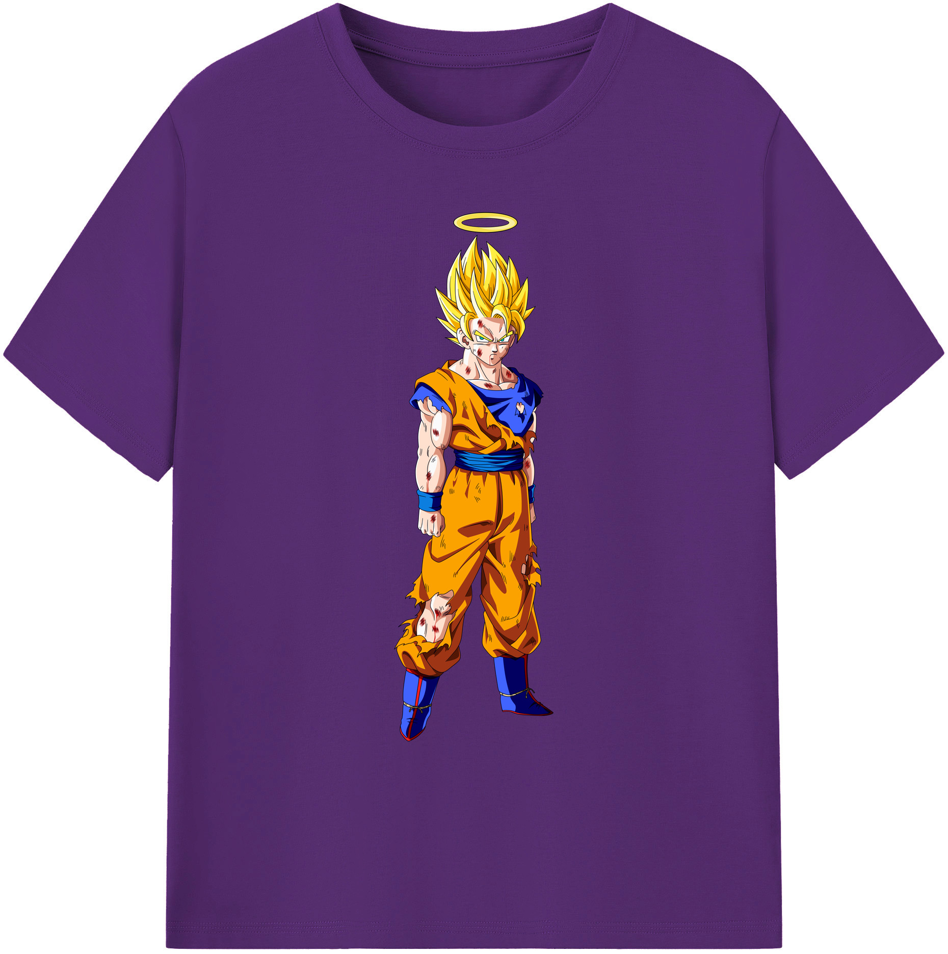 （画像用） ドラゴンボール 孫悟空（そん ごくう）Son Goku カカロット DRAGON BALL Kakarotto 綿100％ メンズ半袖Tシャツ｜肌触りやわらか＆通気性