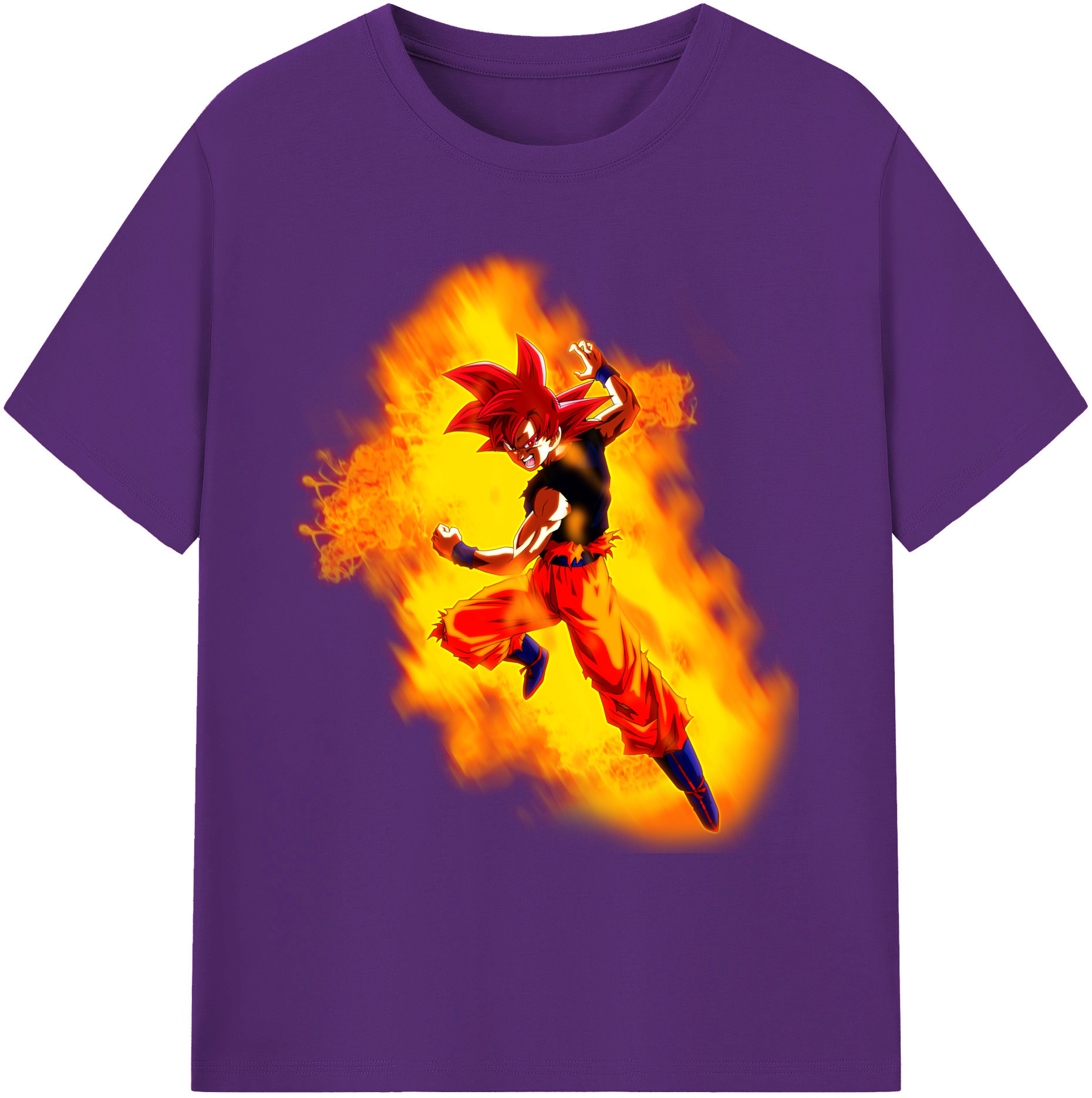 （画像用） ドラゴンボール 孫悟空（そん ごくう）Son Goku カカロット DRAGON BALL Kakarotto 綿100％ メンズ半袖Tシャツ｜肌触りやわらか＆通気性