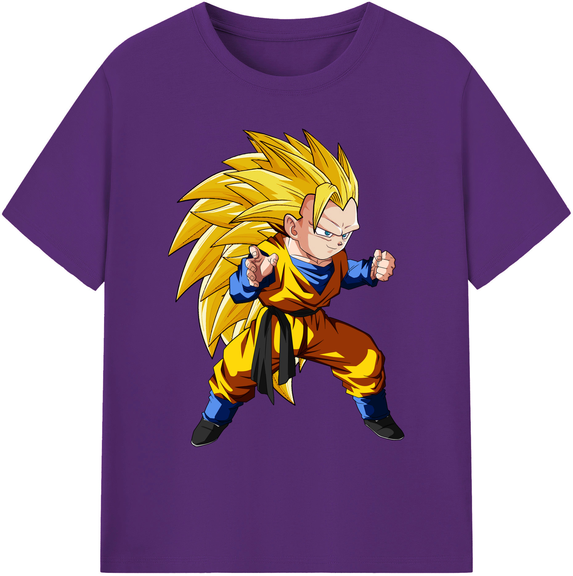 （画像用） ドラゴンボール ベジータ四世（Bejīta Yonsei）DRAGON BALL Vegeta IV 綿100％ メンズ半袖Tシャツ｜肌触りやわらか＆通気性