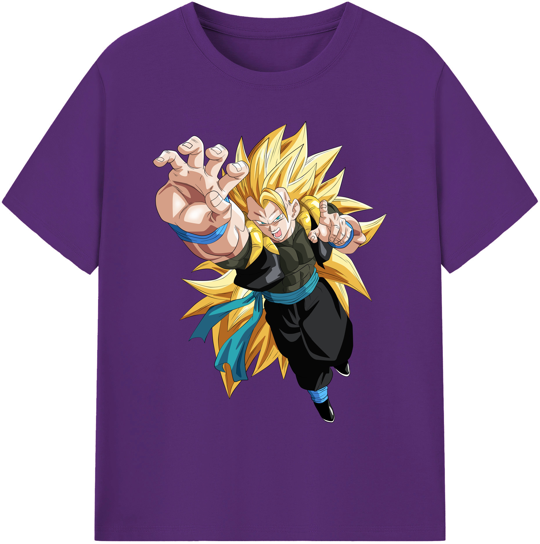 （画像用） ドラゴンボール ベジータ四世（Bejīta Yonsei）DRAGON BALL Vegeta IV 綿100％ メンズ半袖Tシャツ｜肌触りやわらか＆通気性