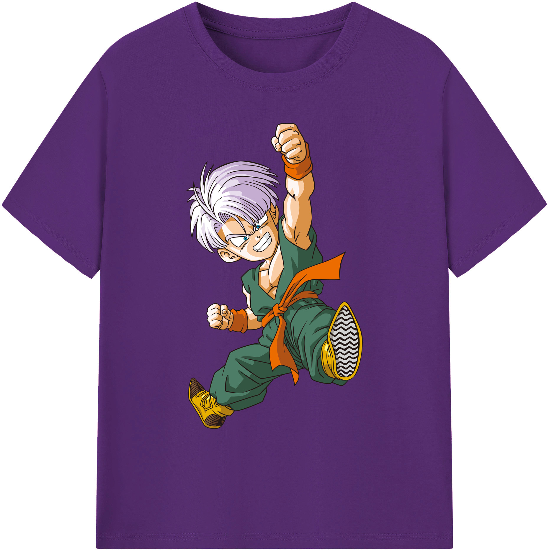 （画像用） ドラゴンボール トランクス（Torankusu）DRAGON BALL Trunks 綿100％ メンズ半袖Tシャツ｜肌触りやわらか＆通気性