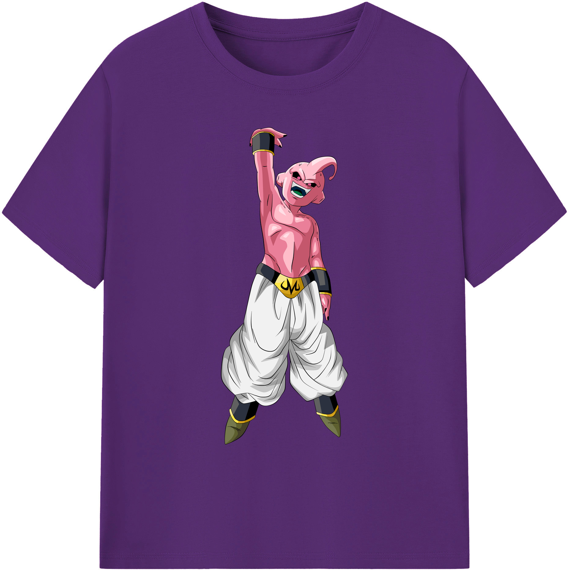 （画像用） ドラゴンボール 魔人ブウ DRAGON BALL Majin Buu 綿100％ メンズ半袖Tシャツ｜肌触りやわらか＆通気性