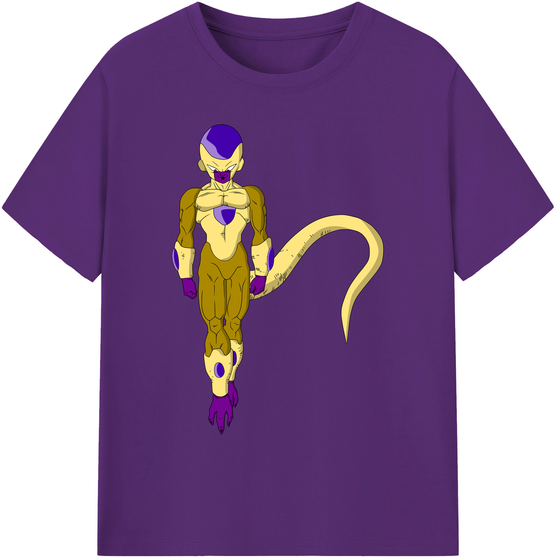 （画像用） ドラゴンボール フリーザ DRAGON BALL Frieza 綿100％ メンズ半袖Tシャツ｜肌触りやわらか＆通気性